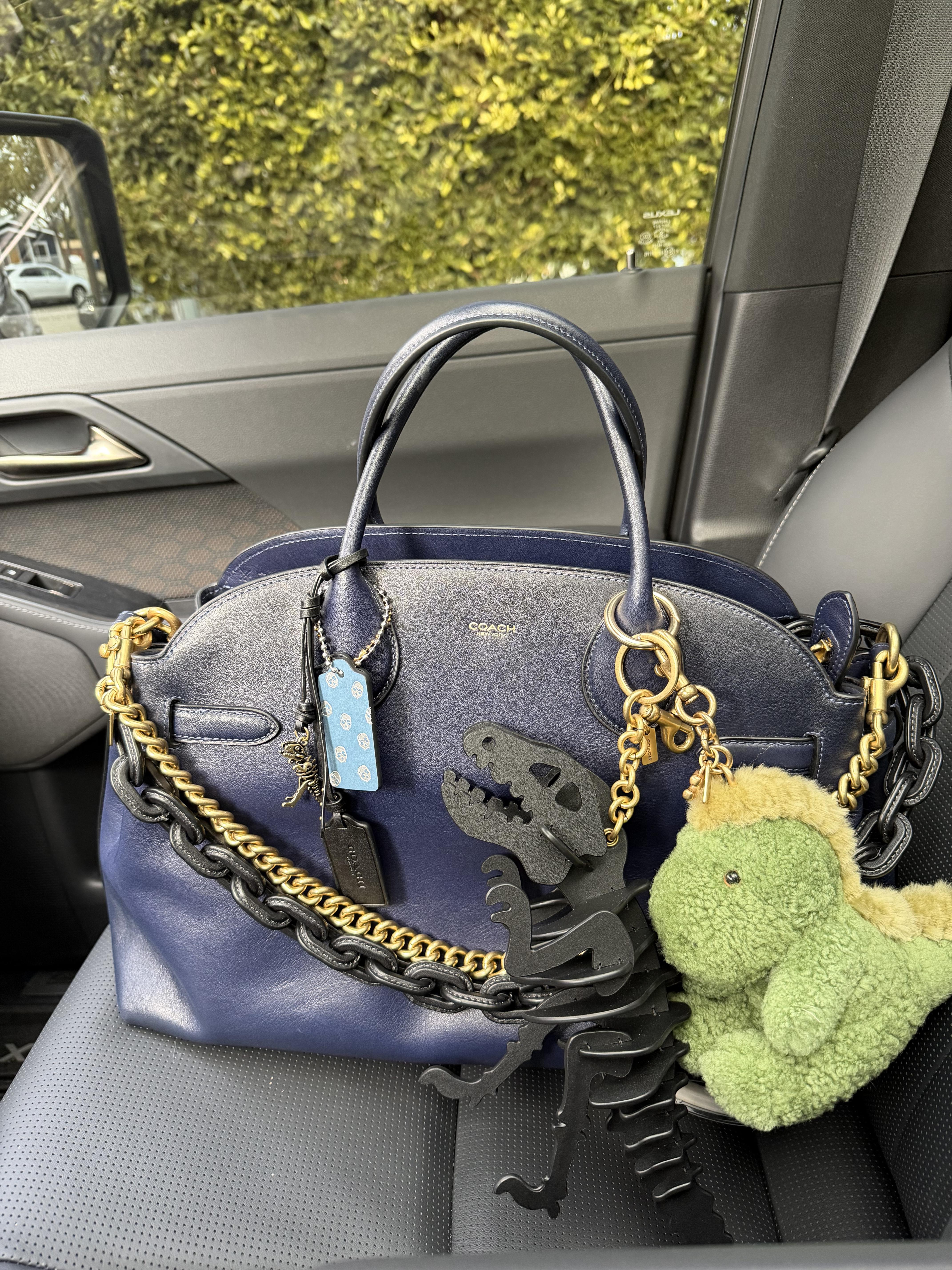 COACH® | Little Rexy Bag Charm In Shearling