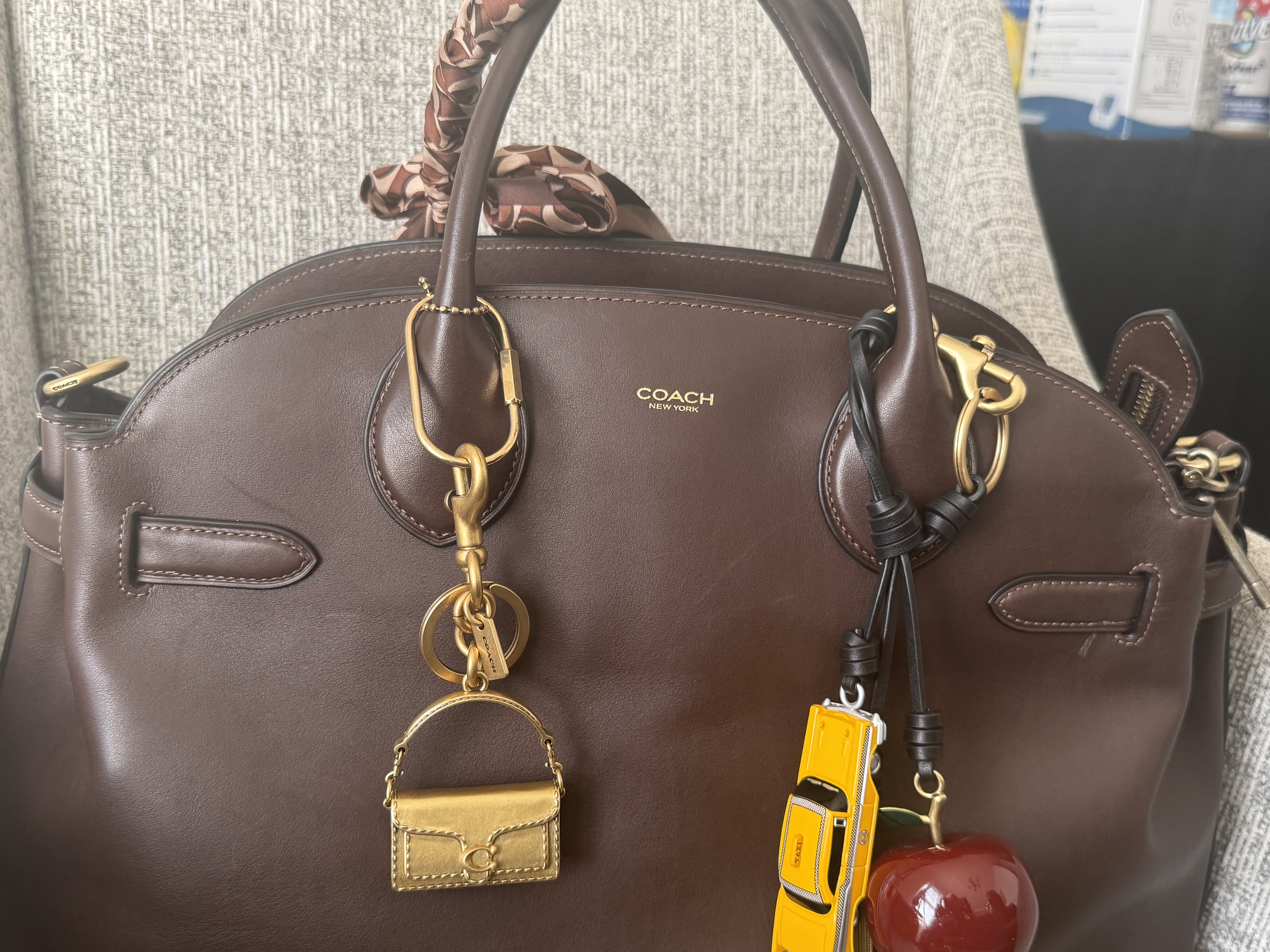 COACH® | Small New York Cluster Bag Charm