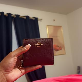 Snap Wallet With Tartan Plaid Print | COACH®