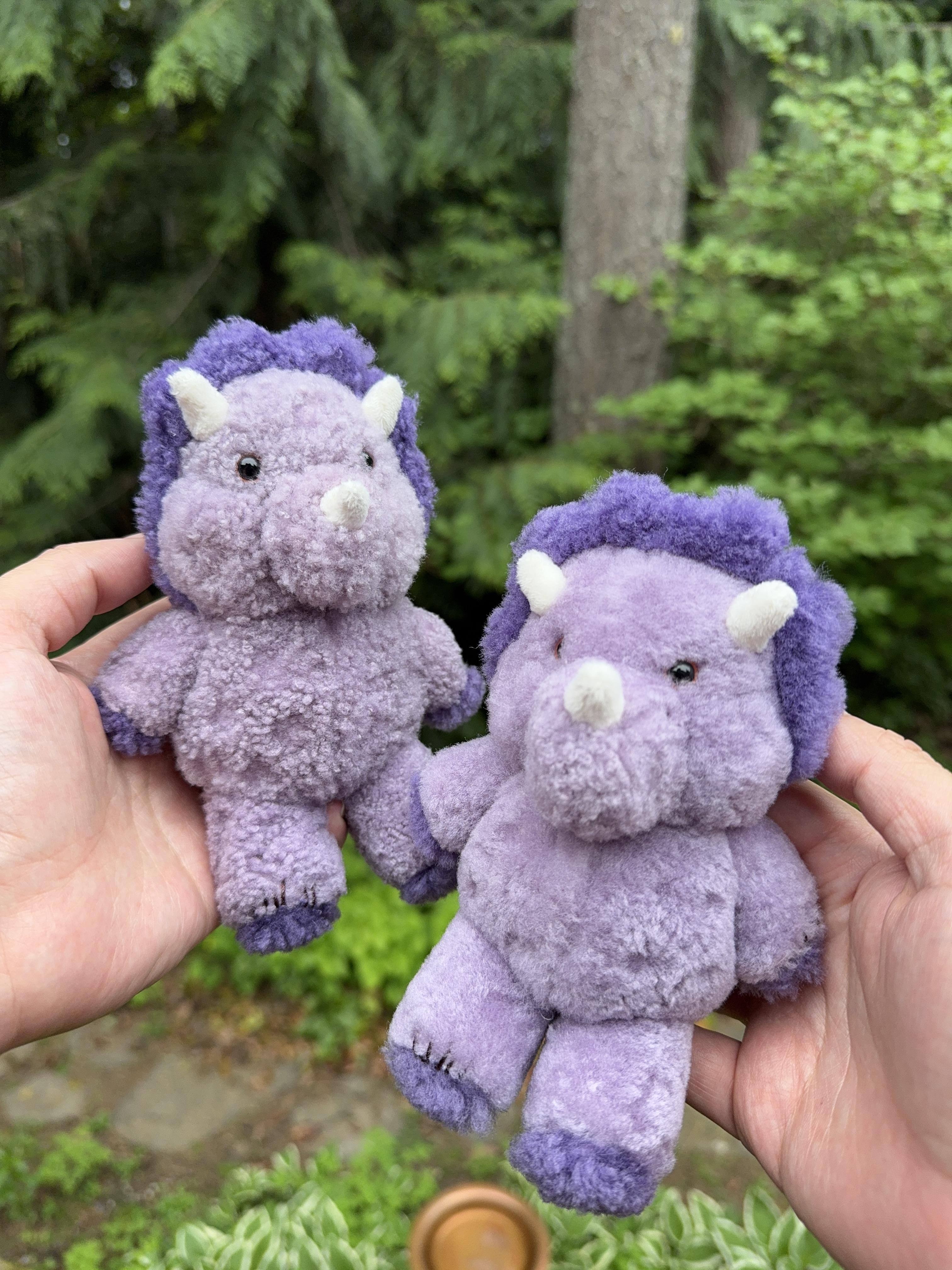 Rexy 10th Birthday Trixy Dinosaur Bag Charm In Shearling