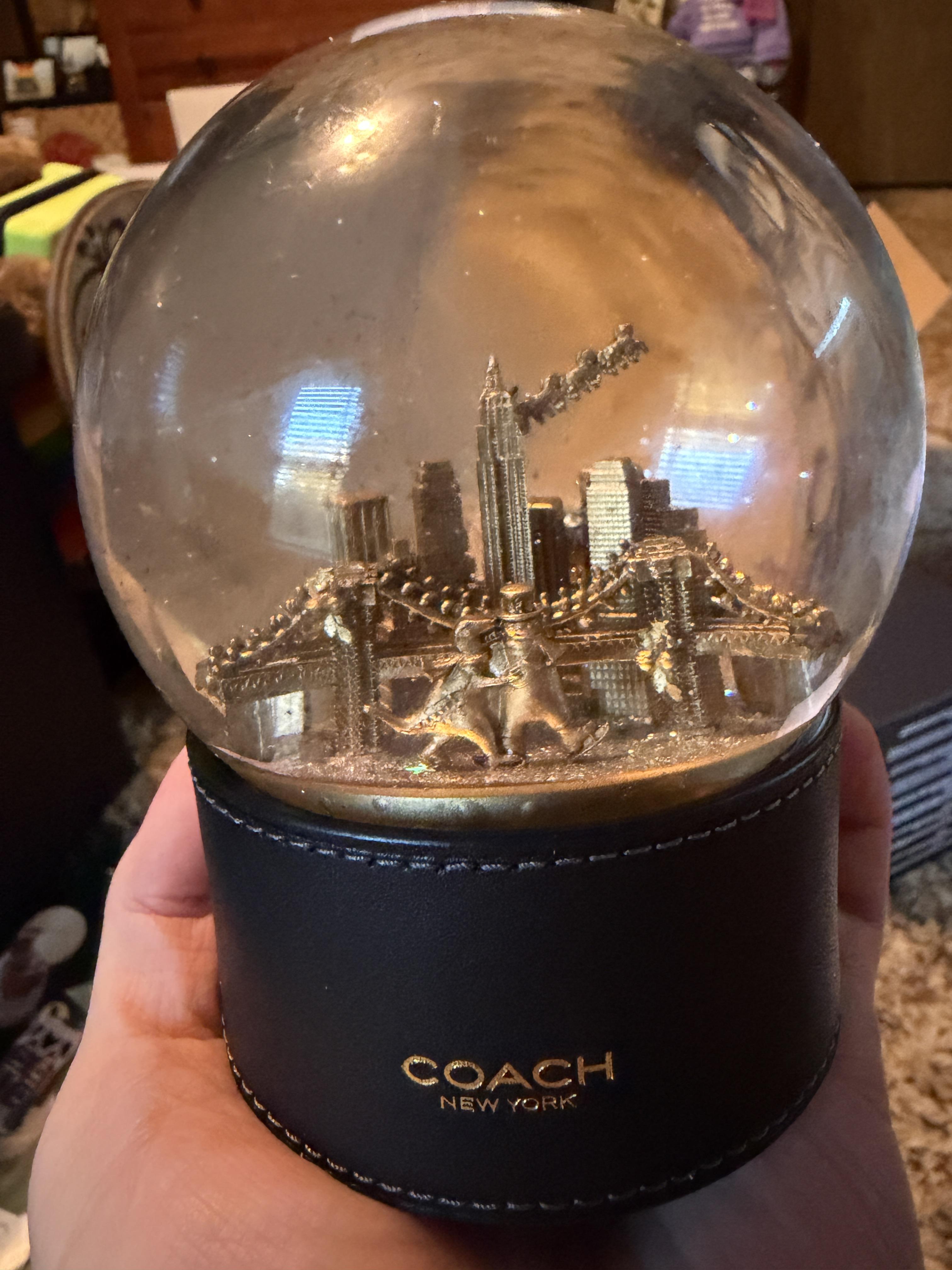 COACH® | Snow Globe With Rexy And Snowman