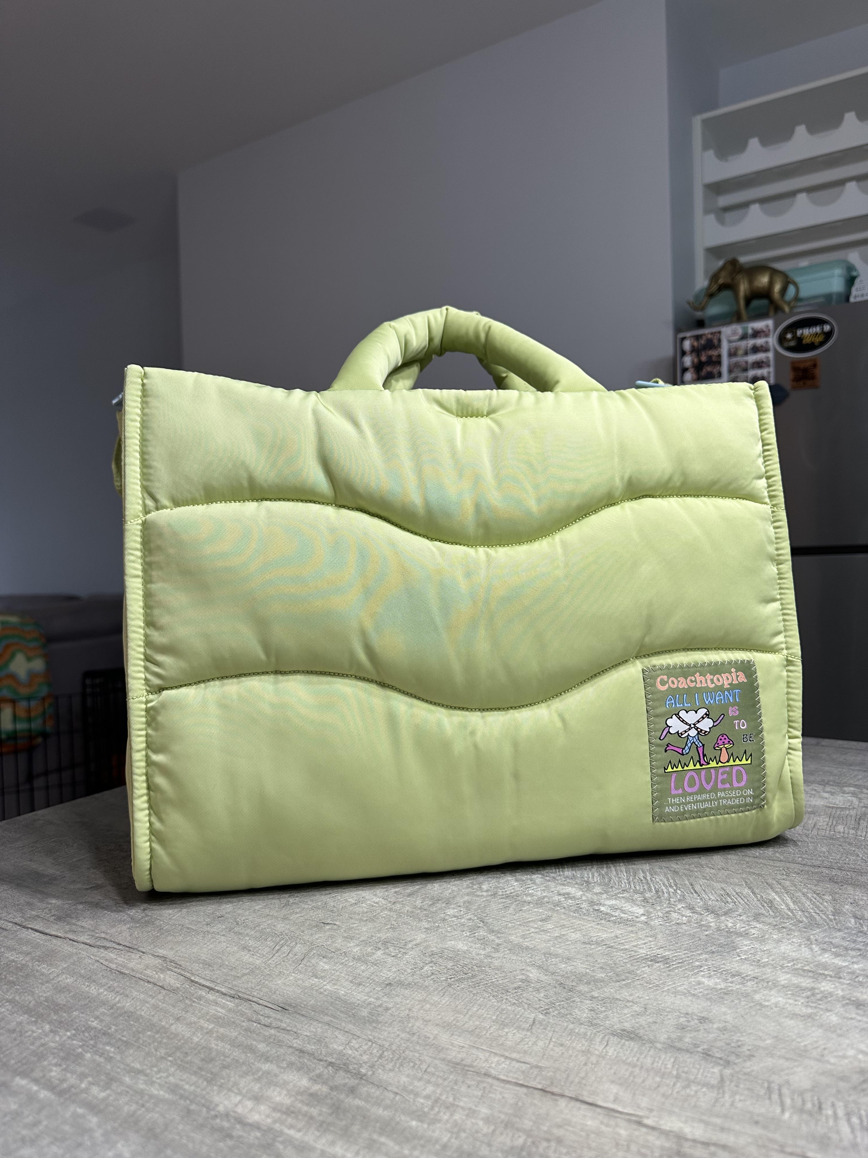 Coachtopia Loop Tote With Wavy Quilting In Corduroy | Bags | Coach