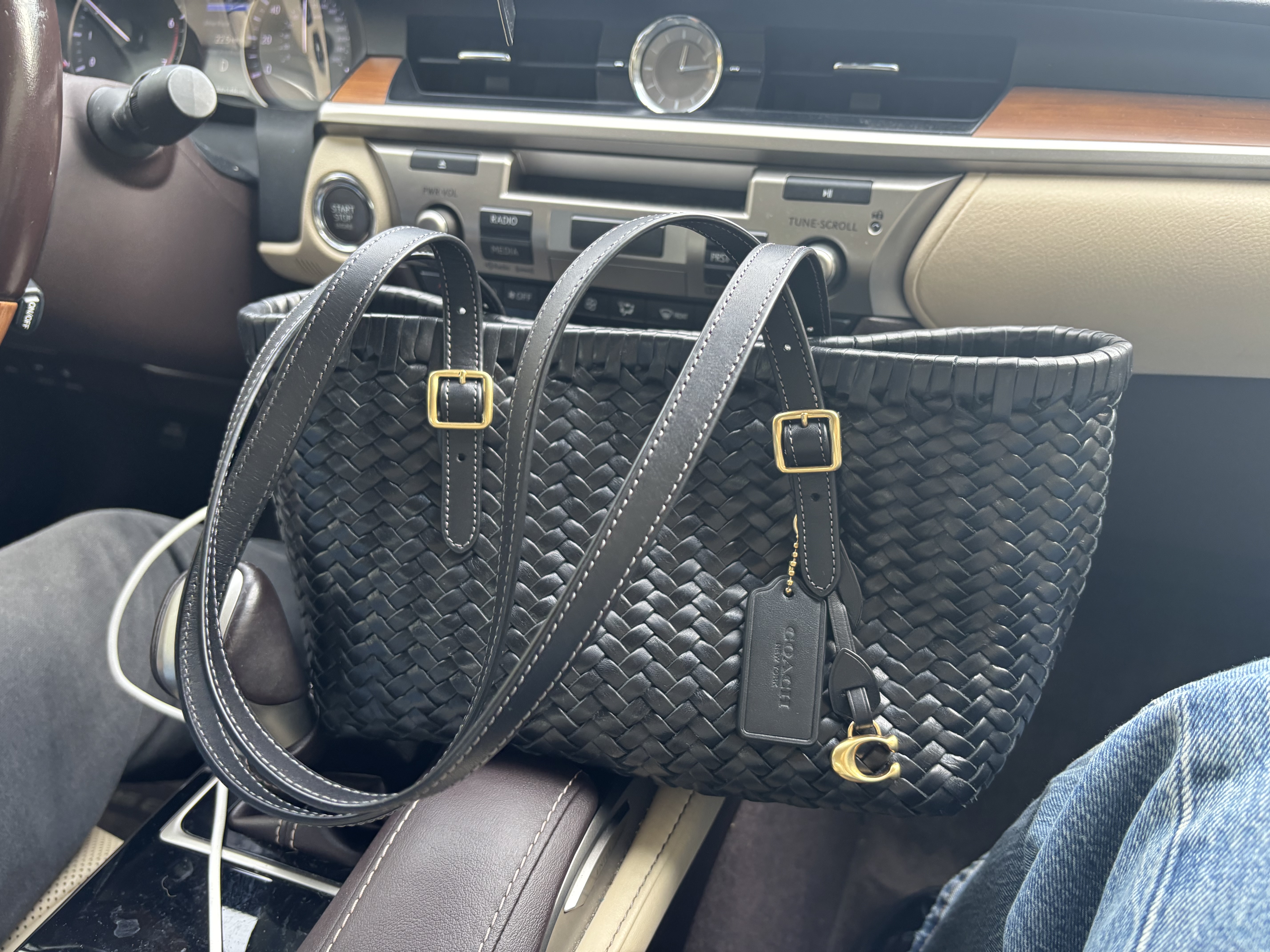 Woven Swing Tote Bag | Bags | Coach | COACH®