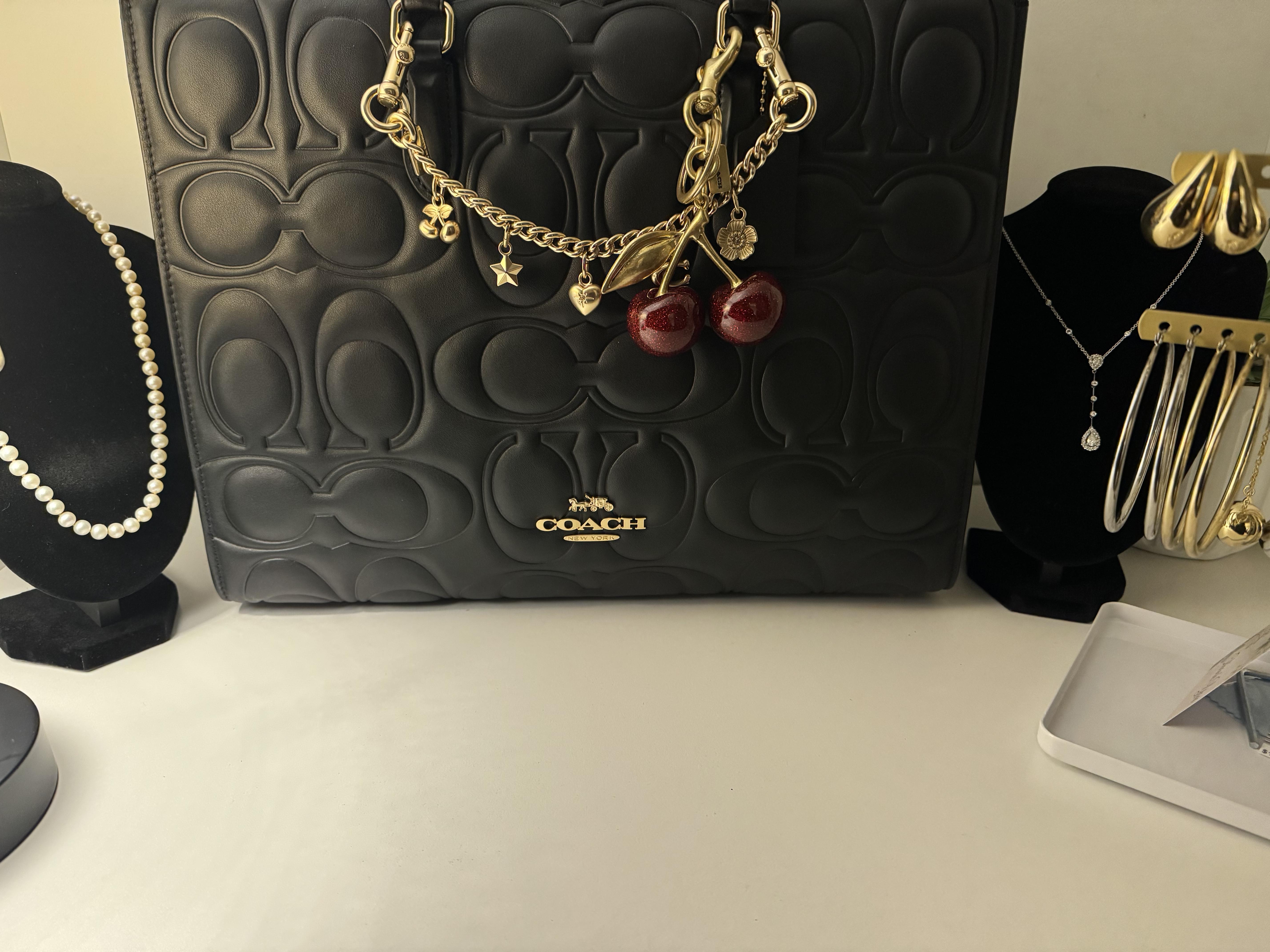 COACH® | Cherry Bag Charm