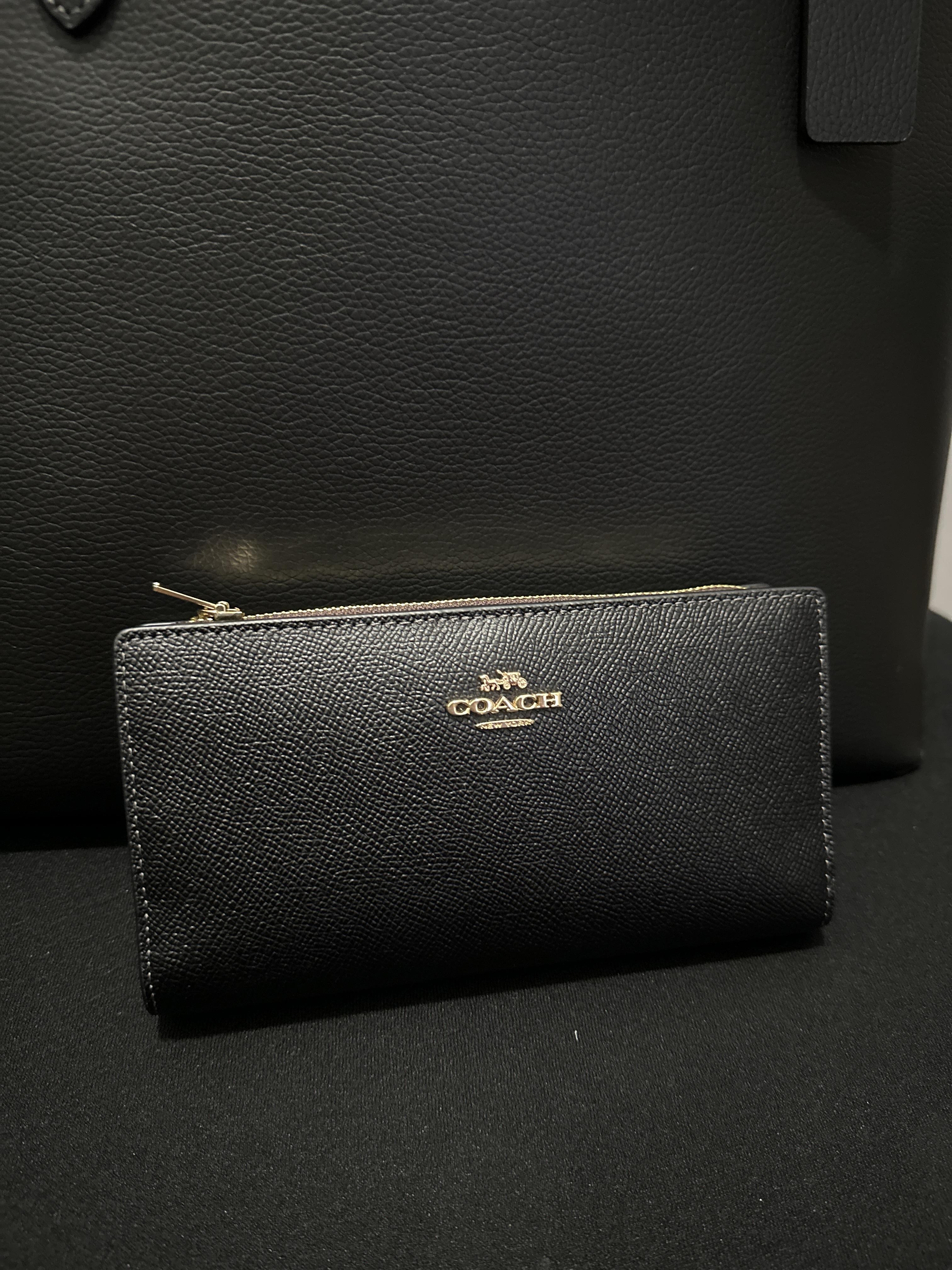 Slim Zip Wallet In Signature Canvas | Wallets | Coach | COACH®