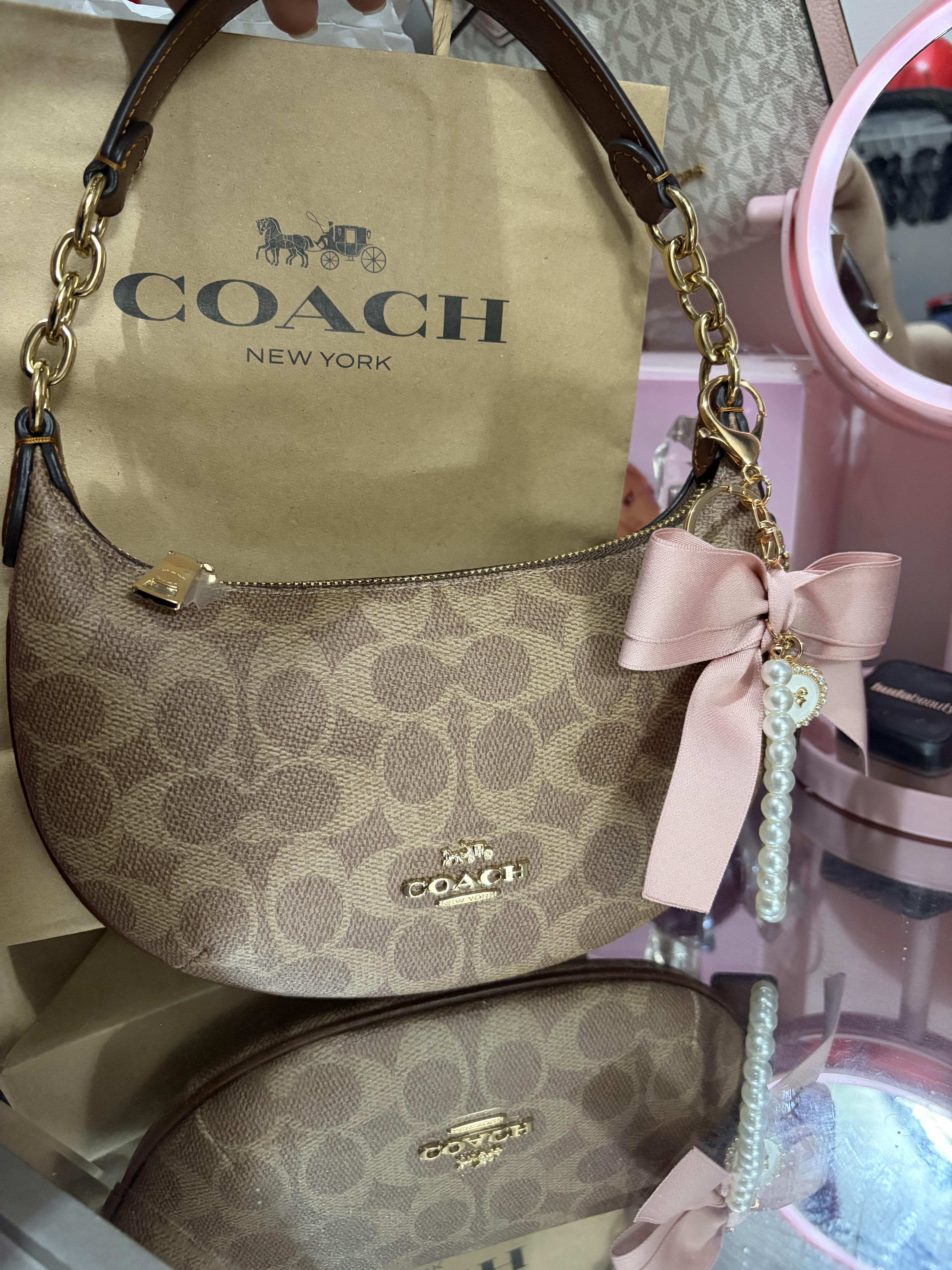 Mini Payton Bag In Signature Canvas | Wristlets | Coach | COACH®