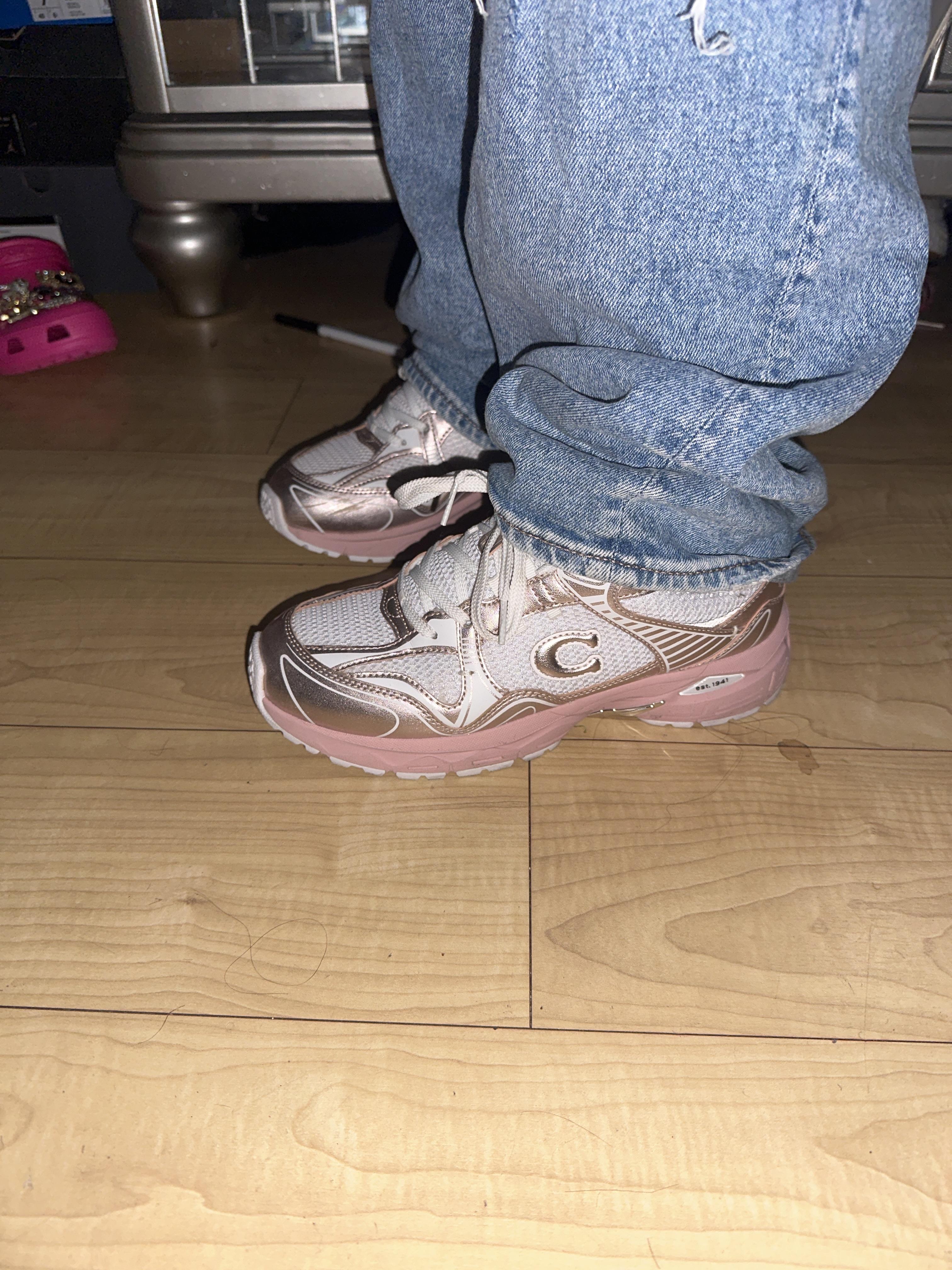 COACH® | C301 Sneaker With Tea Rose