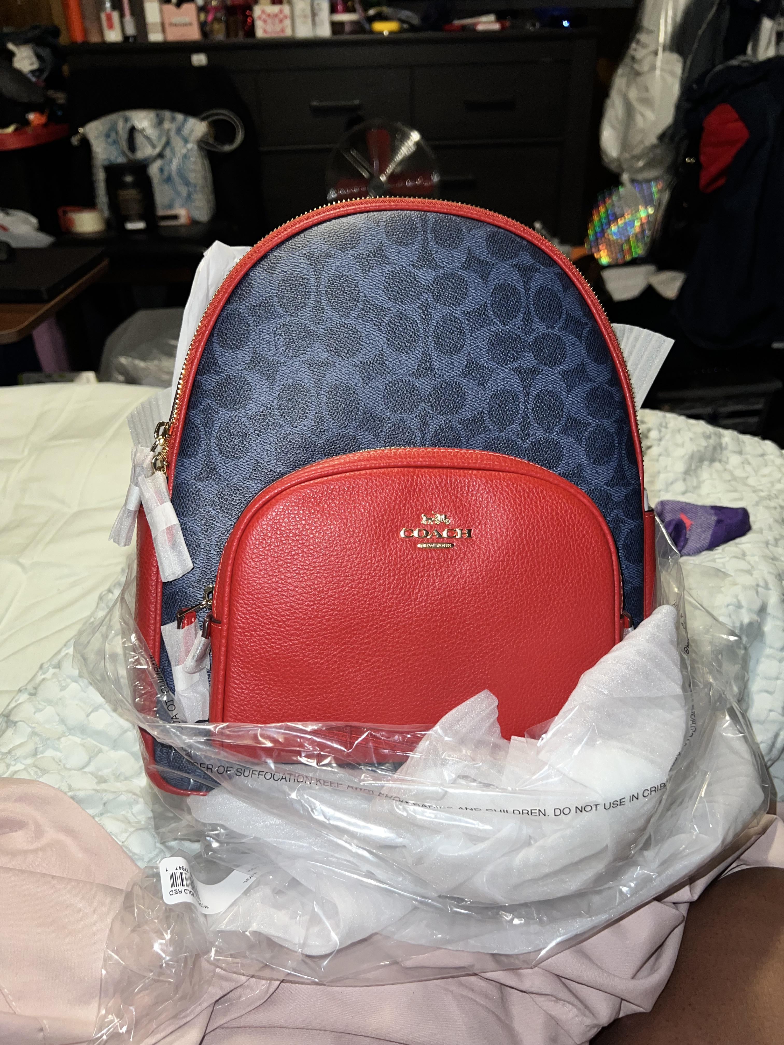 canvas coach backpack women Court In Signature Size:½ Large 10 ft. Signature coated canvas and Luhr Jensen Krocodile Spoon