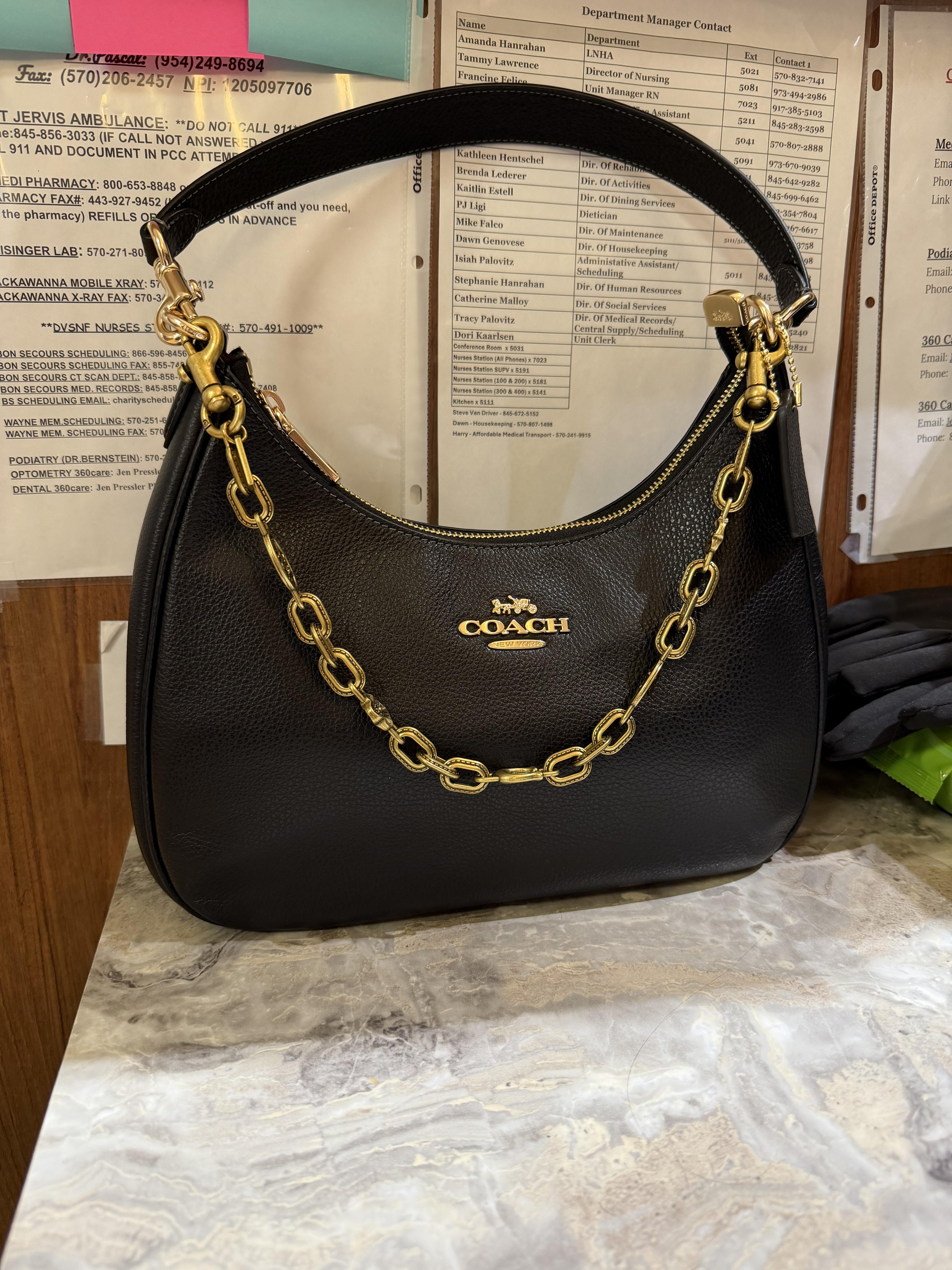 Teri Hobo Bag In Signature Canvas With Stripe | COACH®