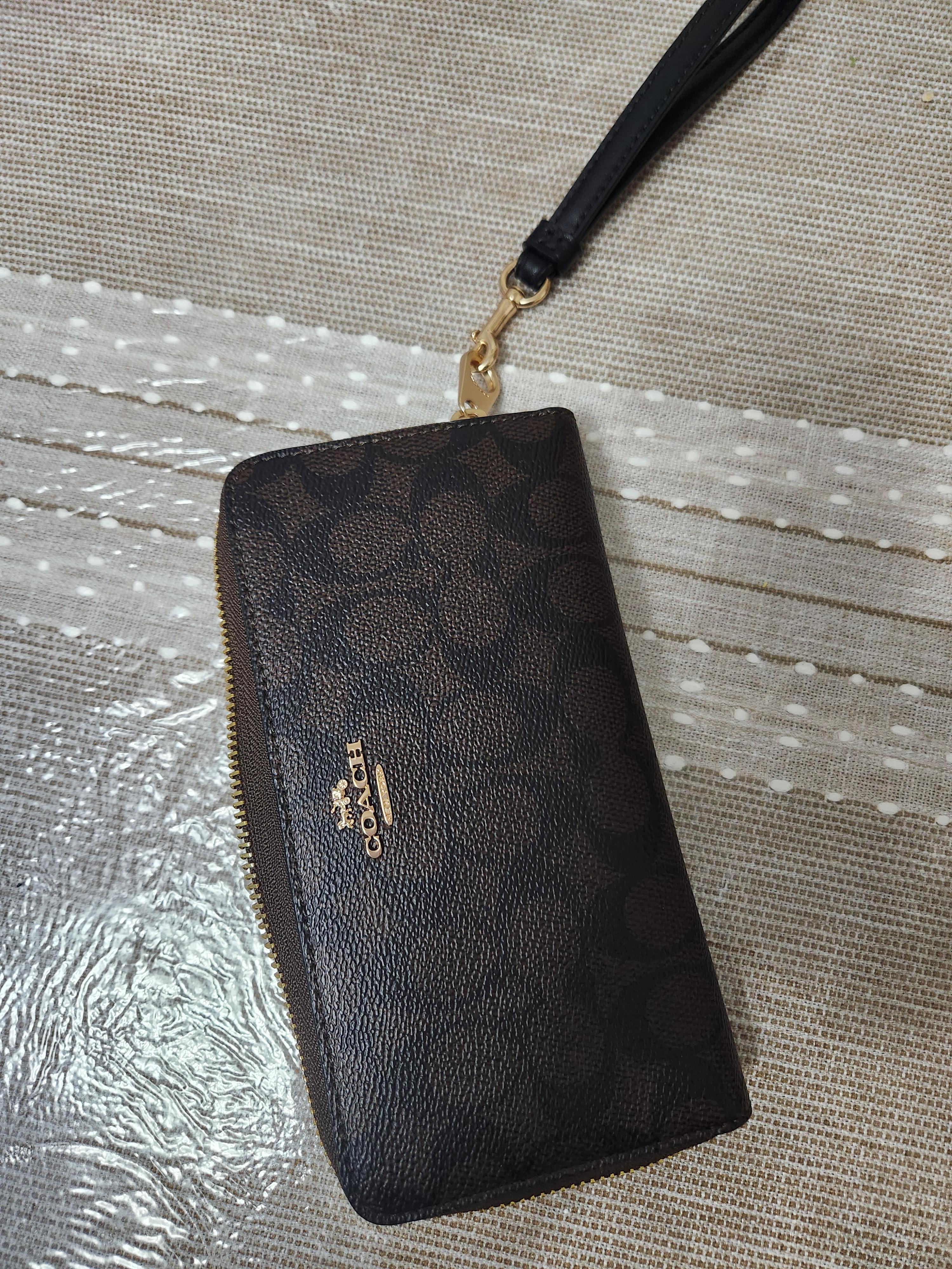 Long Zip Around Wallet In Sketch Signature Canvas | Wallets