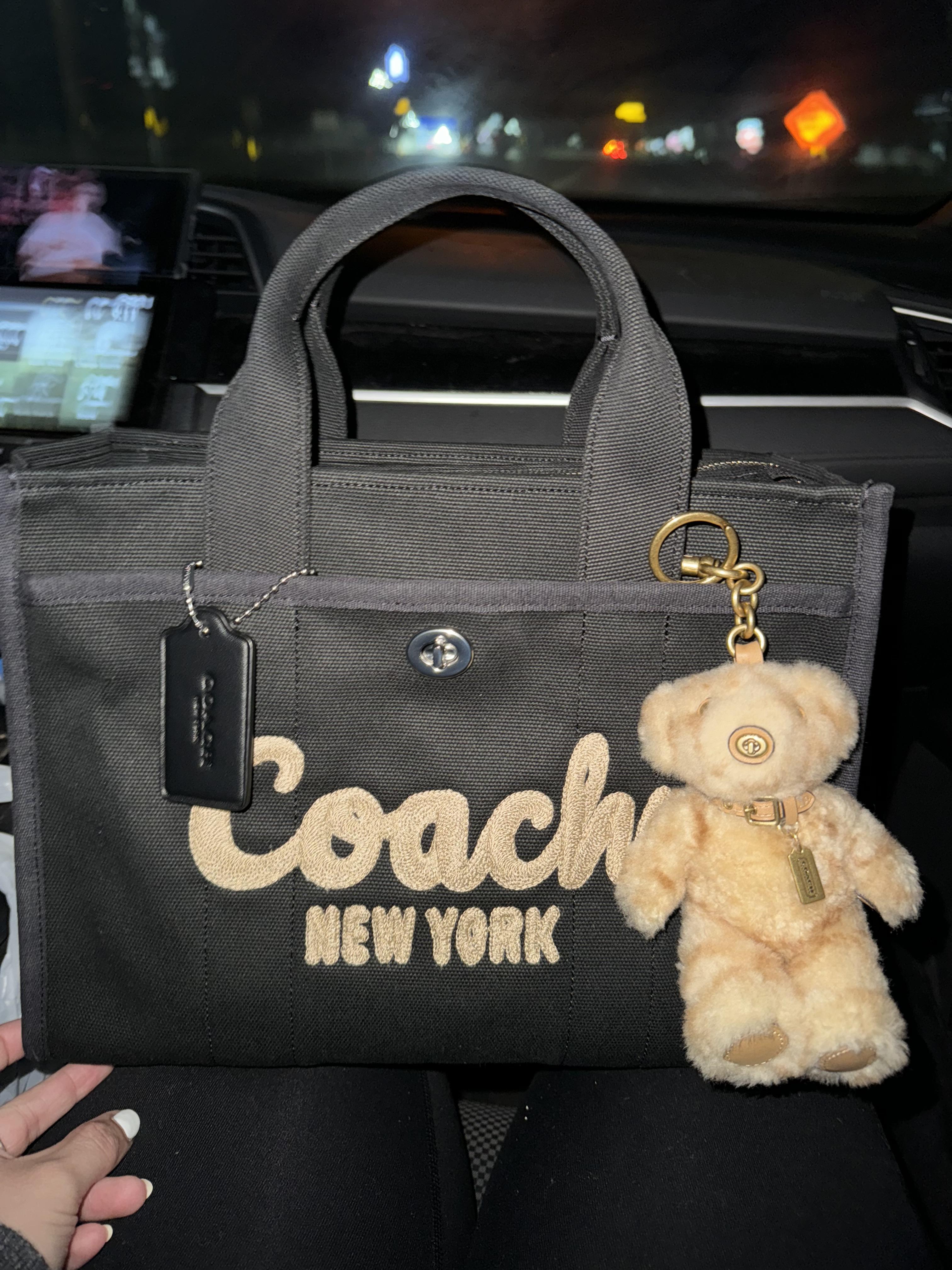 Bear Bag Charm In Signature Shearling | Accessories | Coach | COACH®