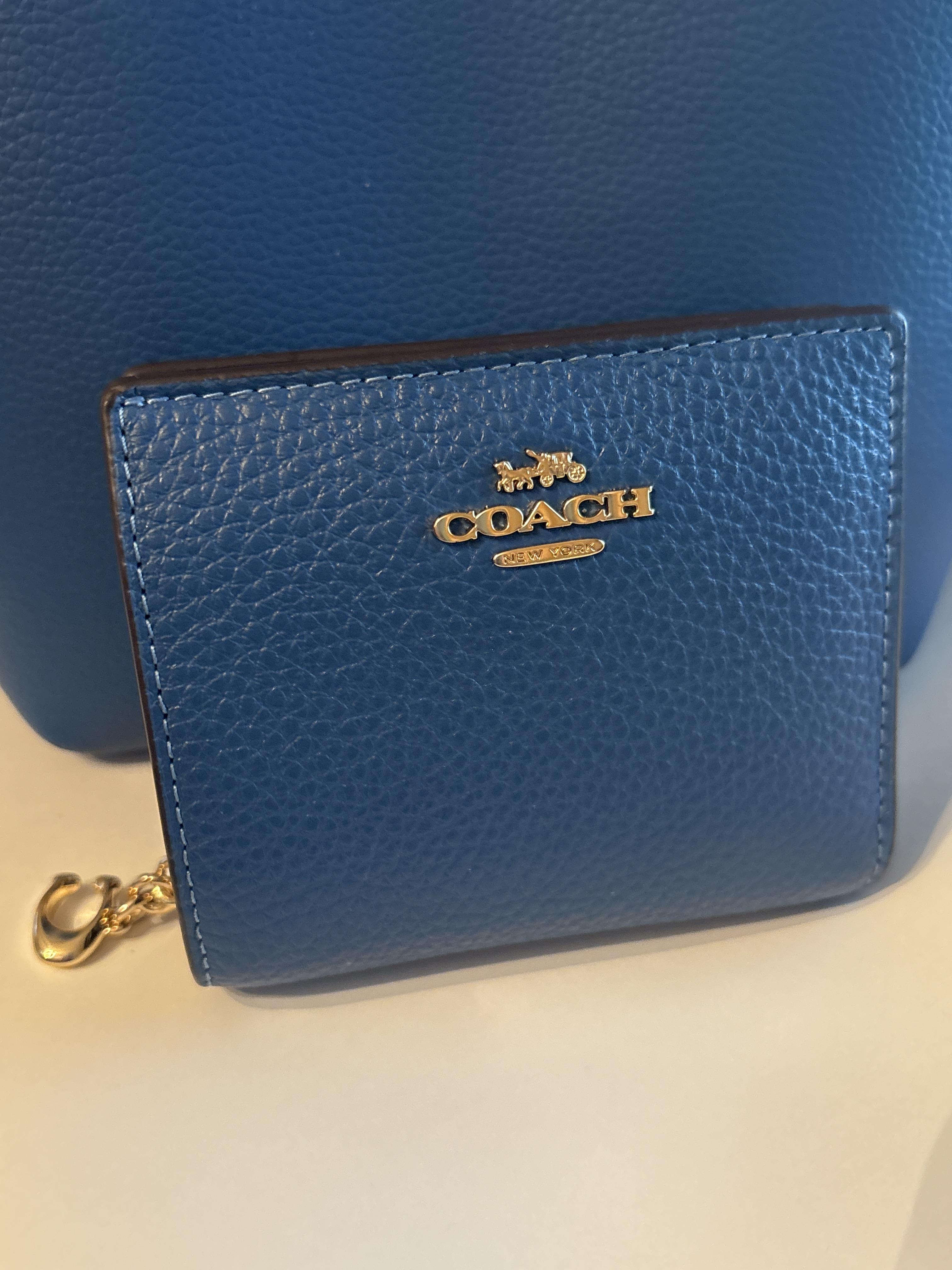 Snap Wallet In Signature Canvas With Disco Star Print | COACH®