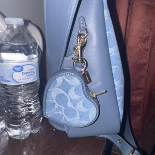 Heart Bag Charm In Signature Denim | COACH®