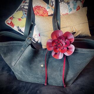 Rose Bag Charm In Upcrafted Leather | Accessories | Coach