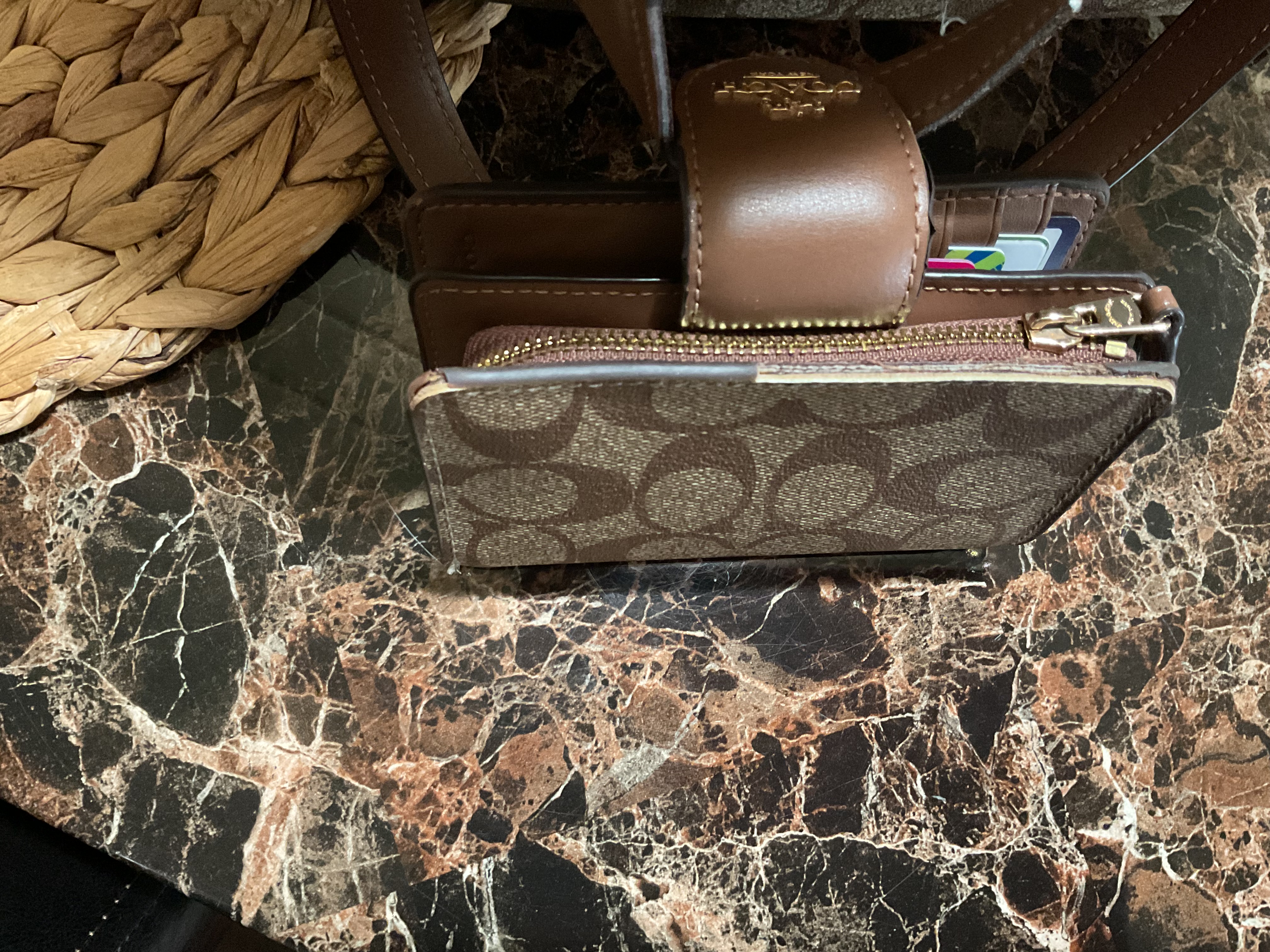 coach 美品 Coach Mini Jamie Camera Bag In Signature Canvas | Brixton Baker