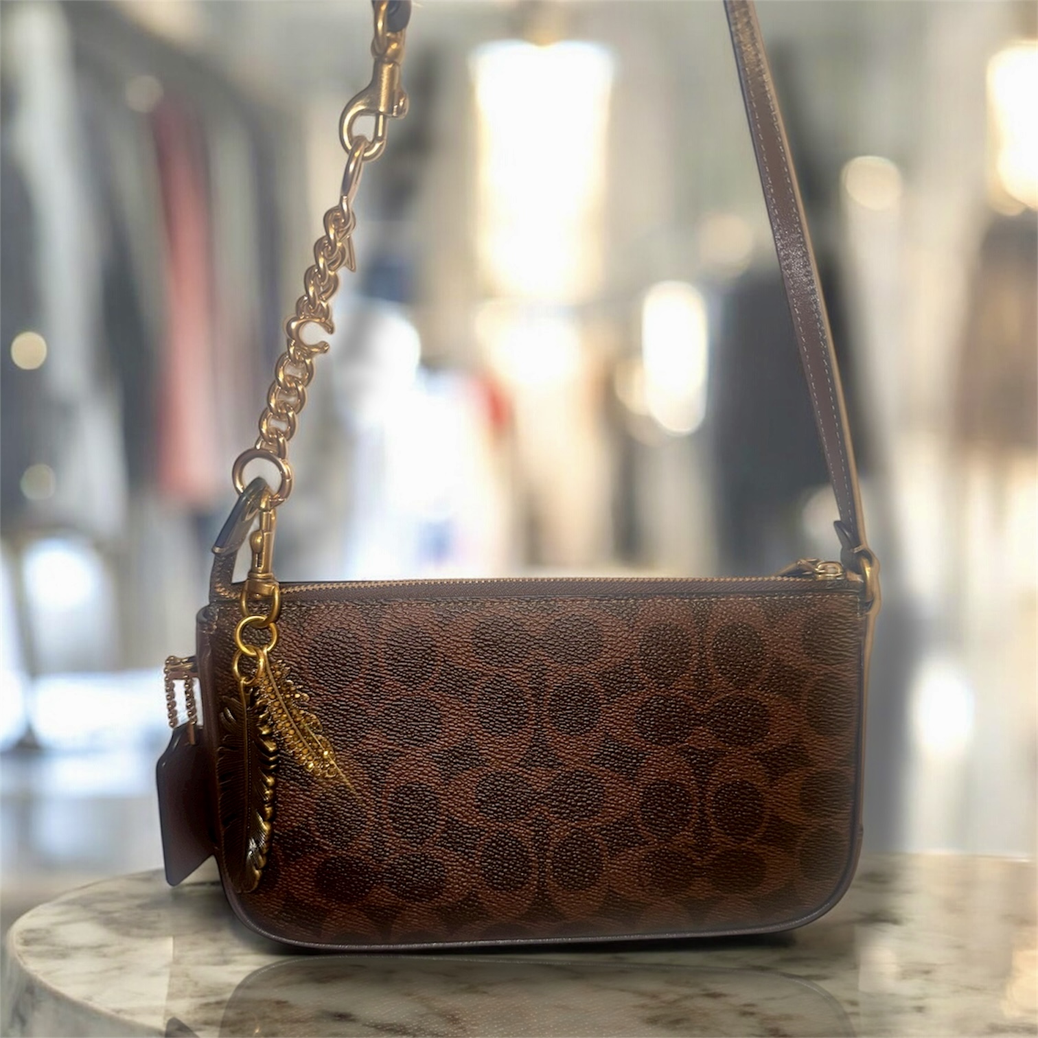 Plaza Bag In Signature Canvas | Wristlets | Coach | COACH®