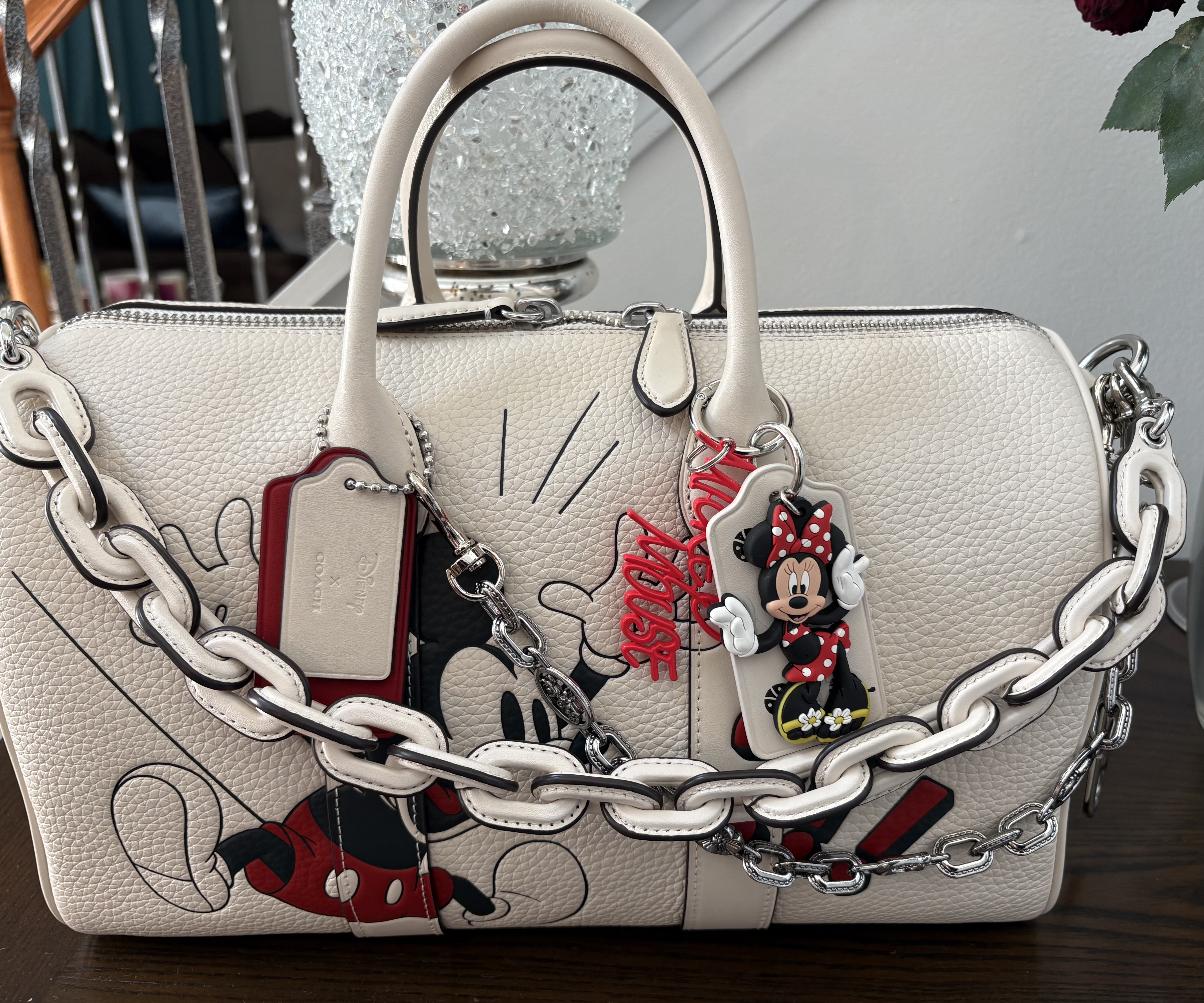 Disney X Coach Compass Bag 35 With Mickey Mouse | COACH®