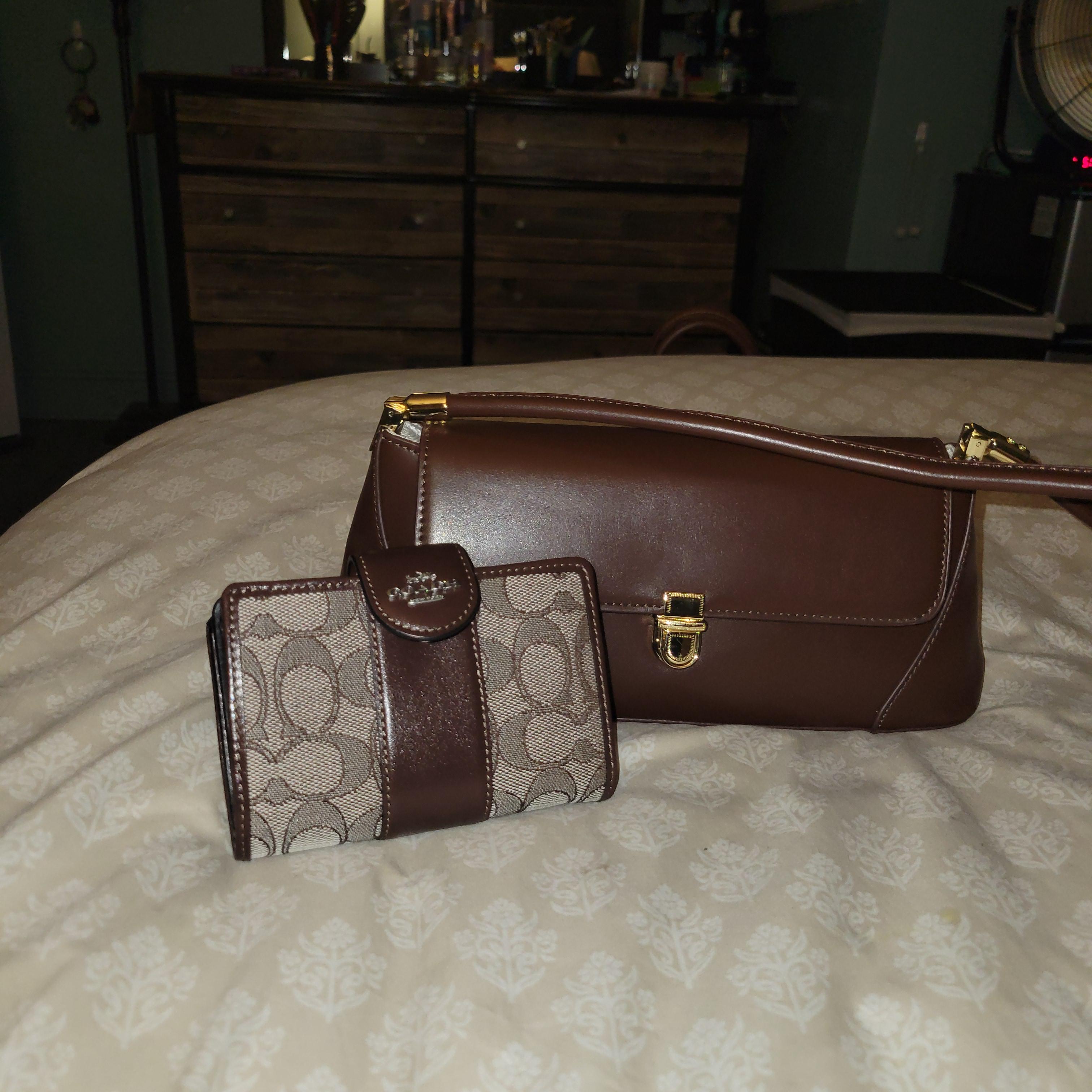 COACH® | Medium Corner Zip Wallet In Signature Canvas With