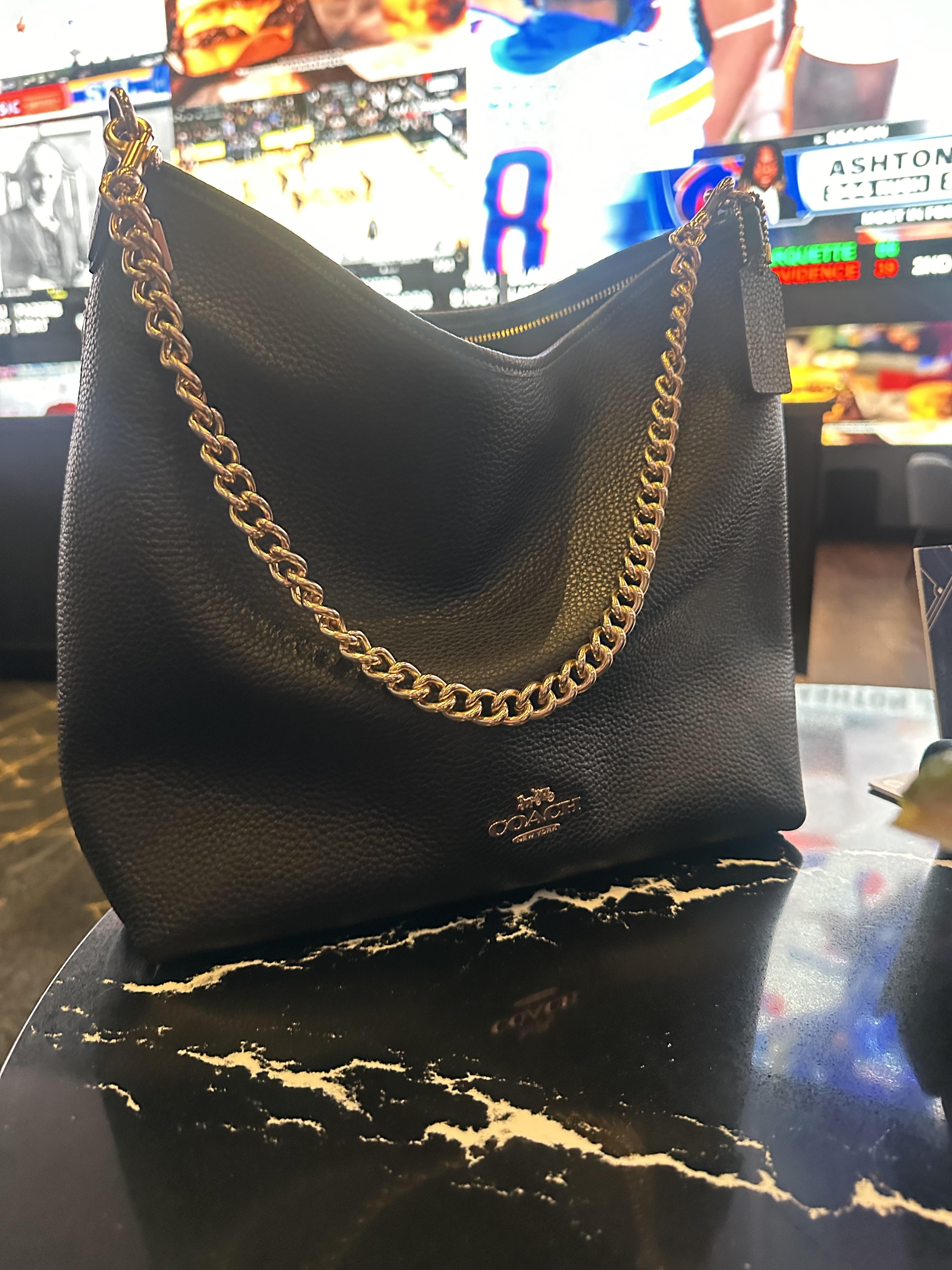 Laurel Large Shoulder Bag With Horse And Carriage | COACH®