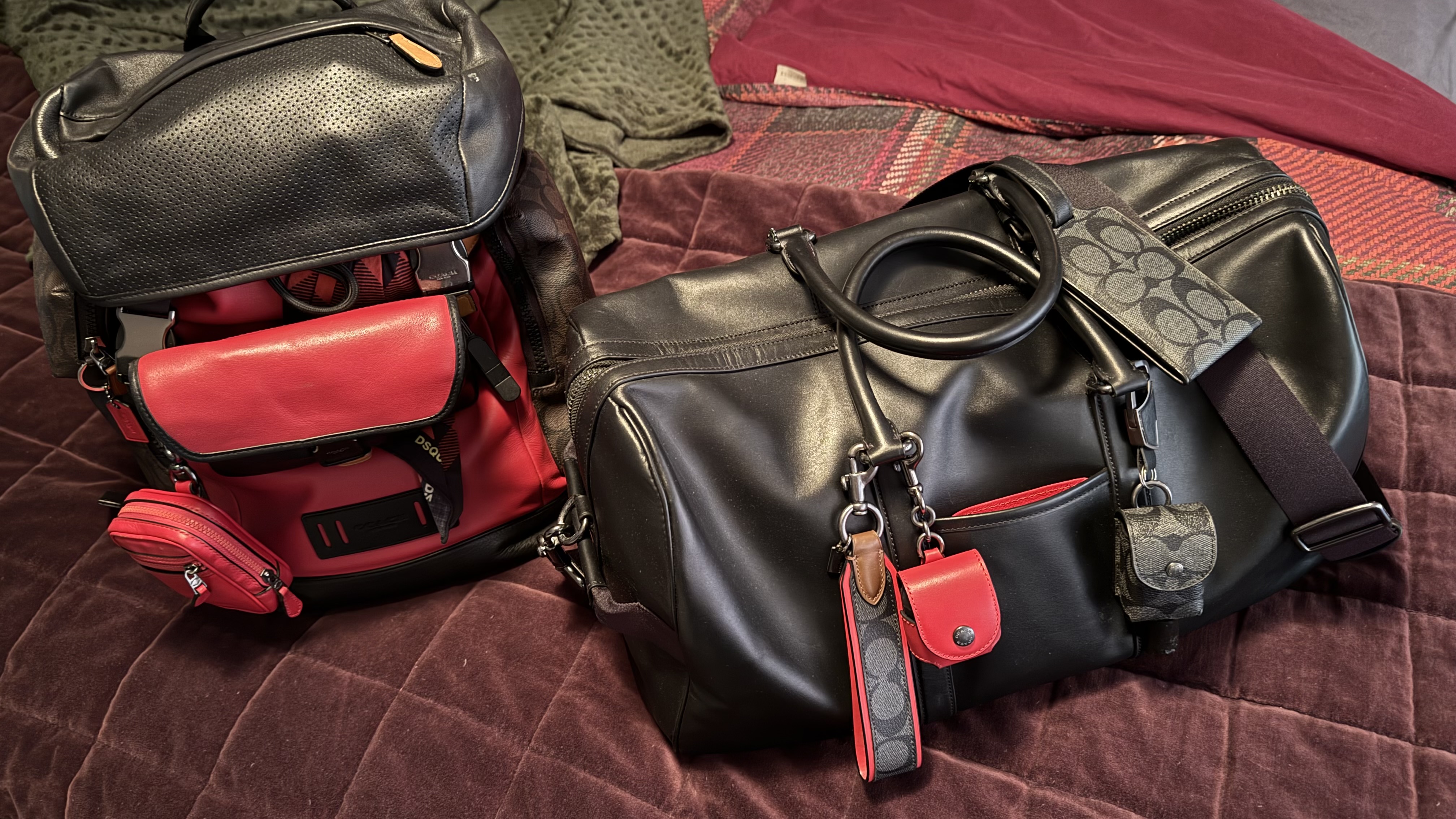 COACH® | Venturer Bag With Dreamy Leaves Print