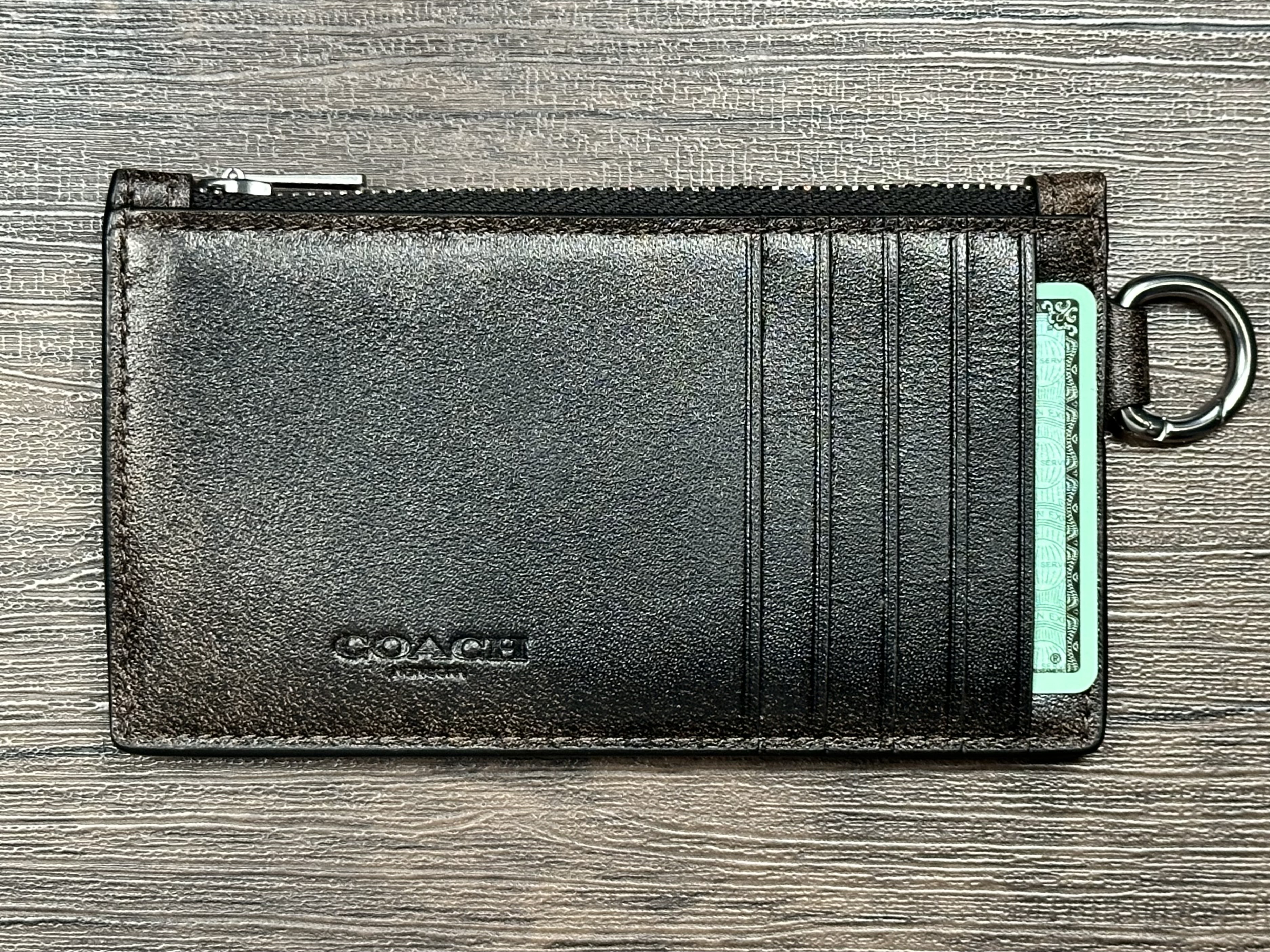 Zip Card Case In Signature Canvas | Wallets | Coach | COACH®