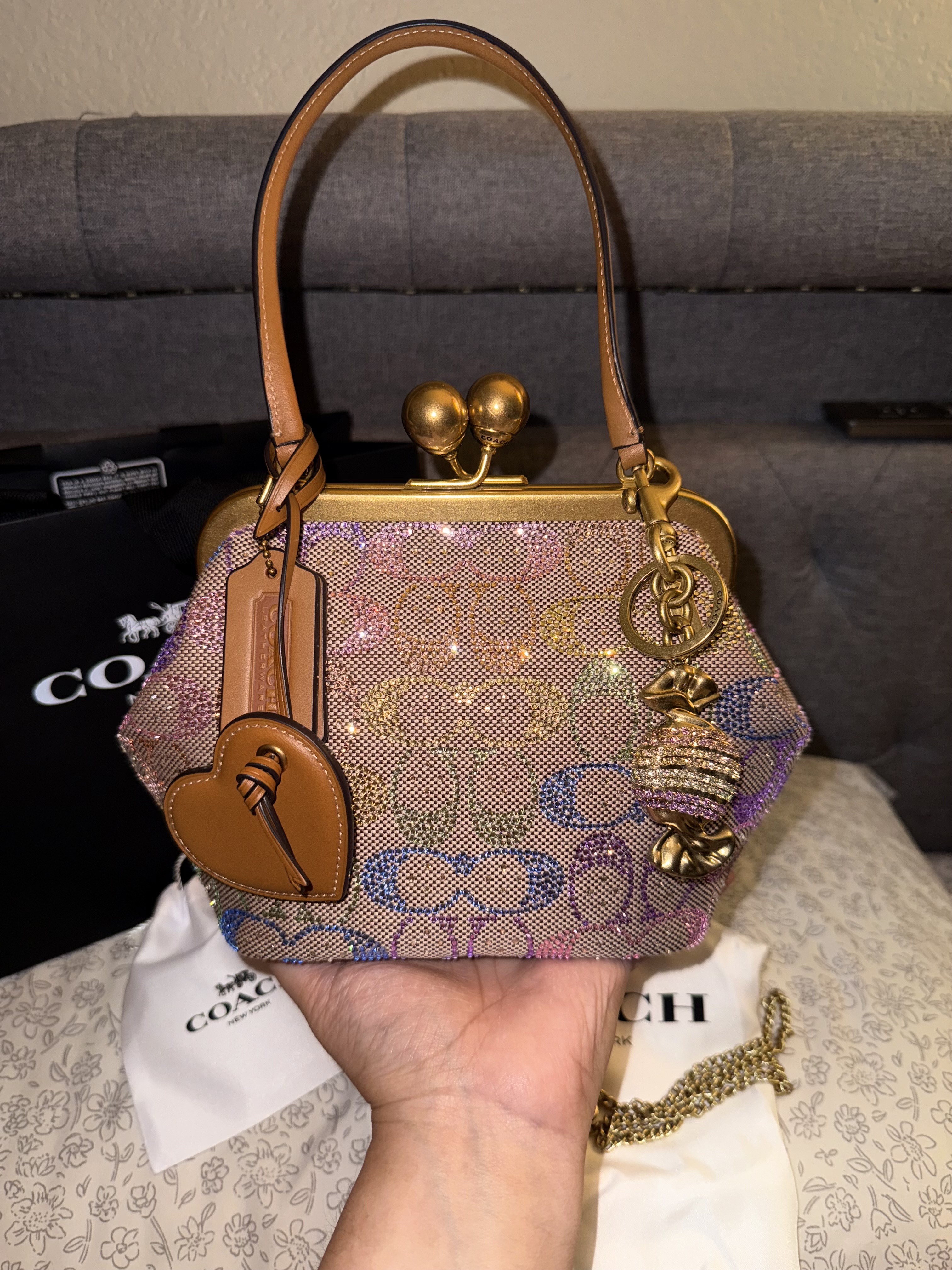 Kisslock Frame Bag 16 | Bags | Coach | COACH®