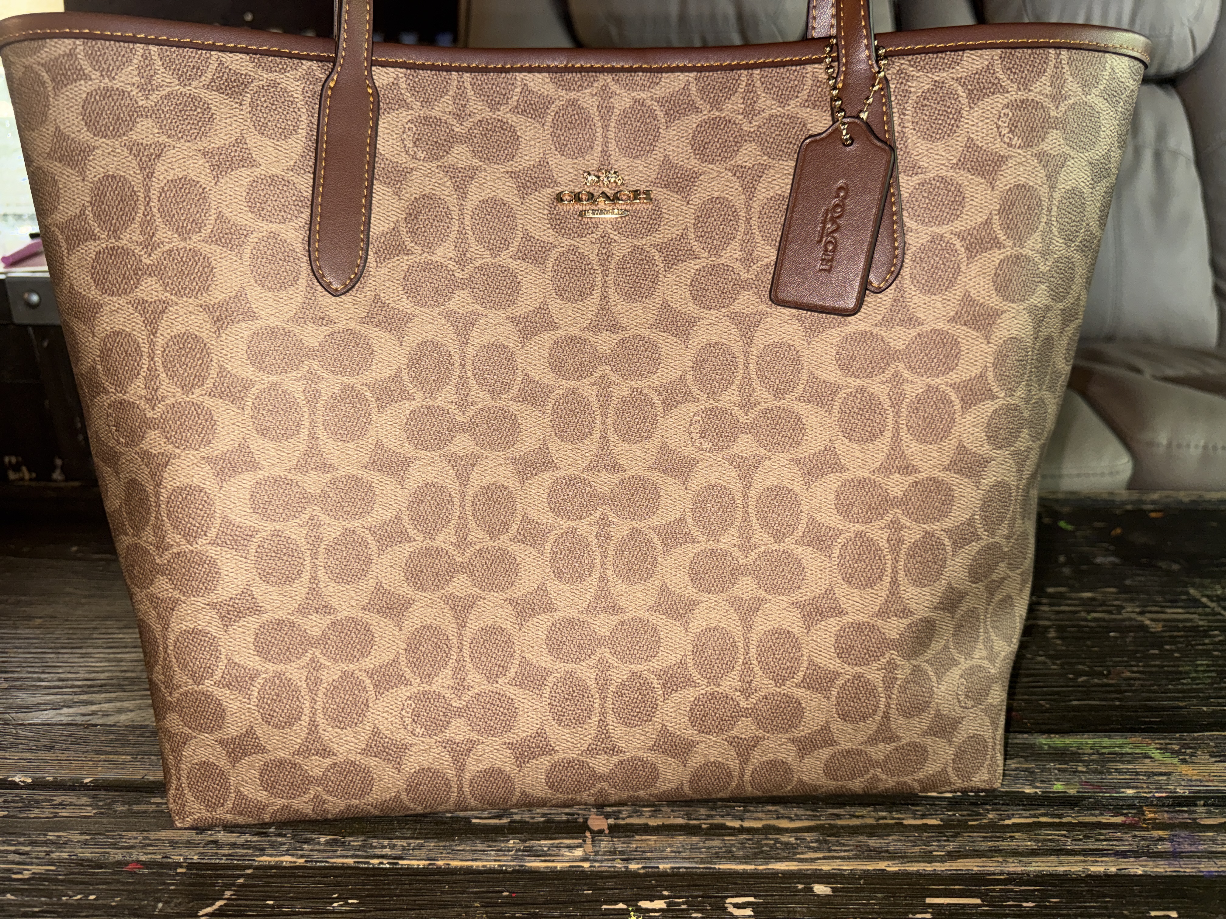 City Tote Bag In Signature Canvas | Bags | Coach | COACH®