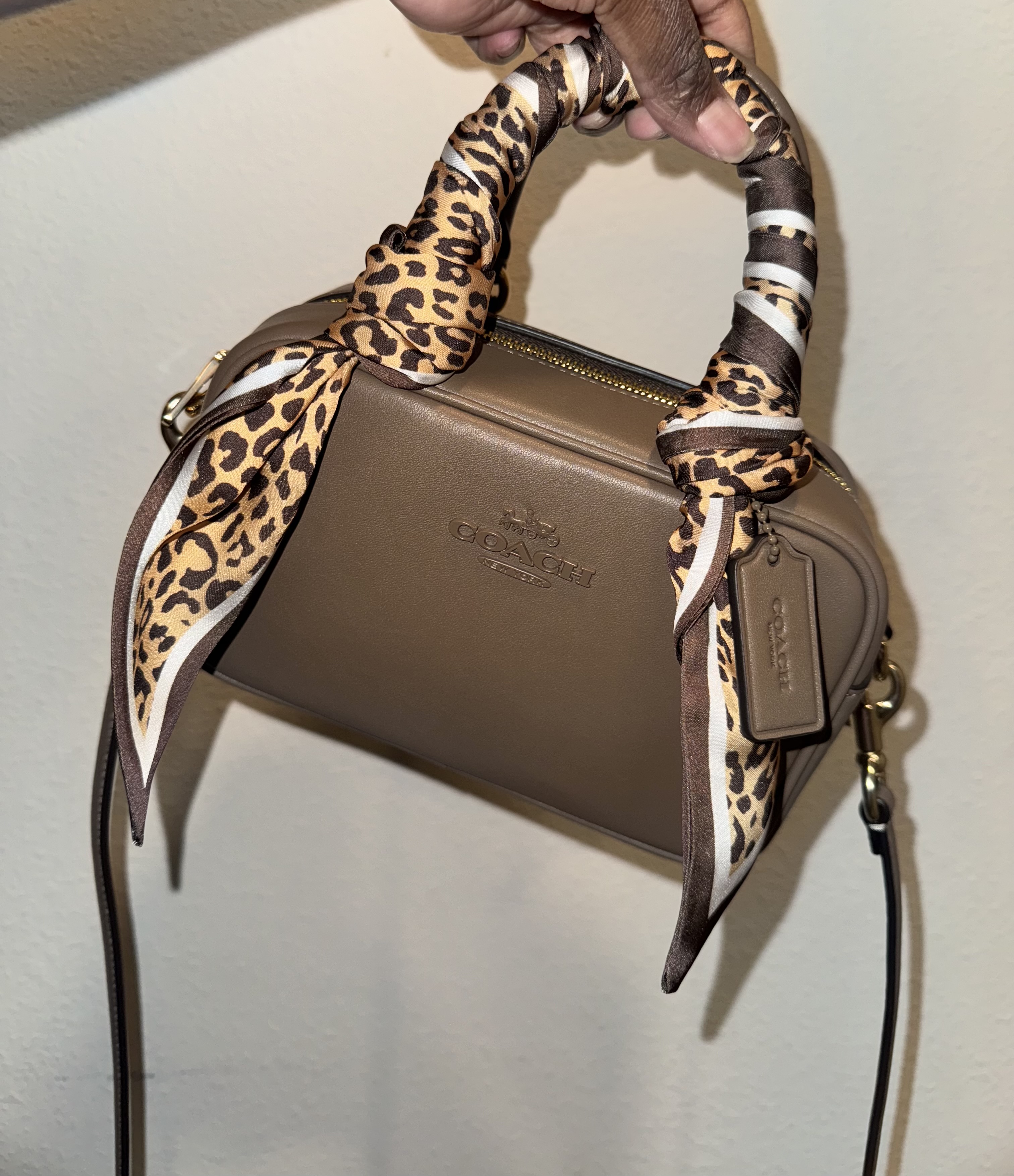 Coach X Peanuts Satchel Crossbody Bag In Signature Canvas With 