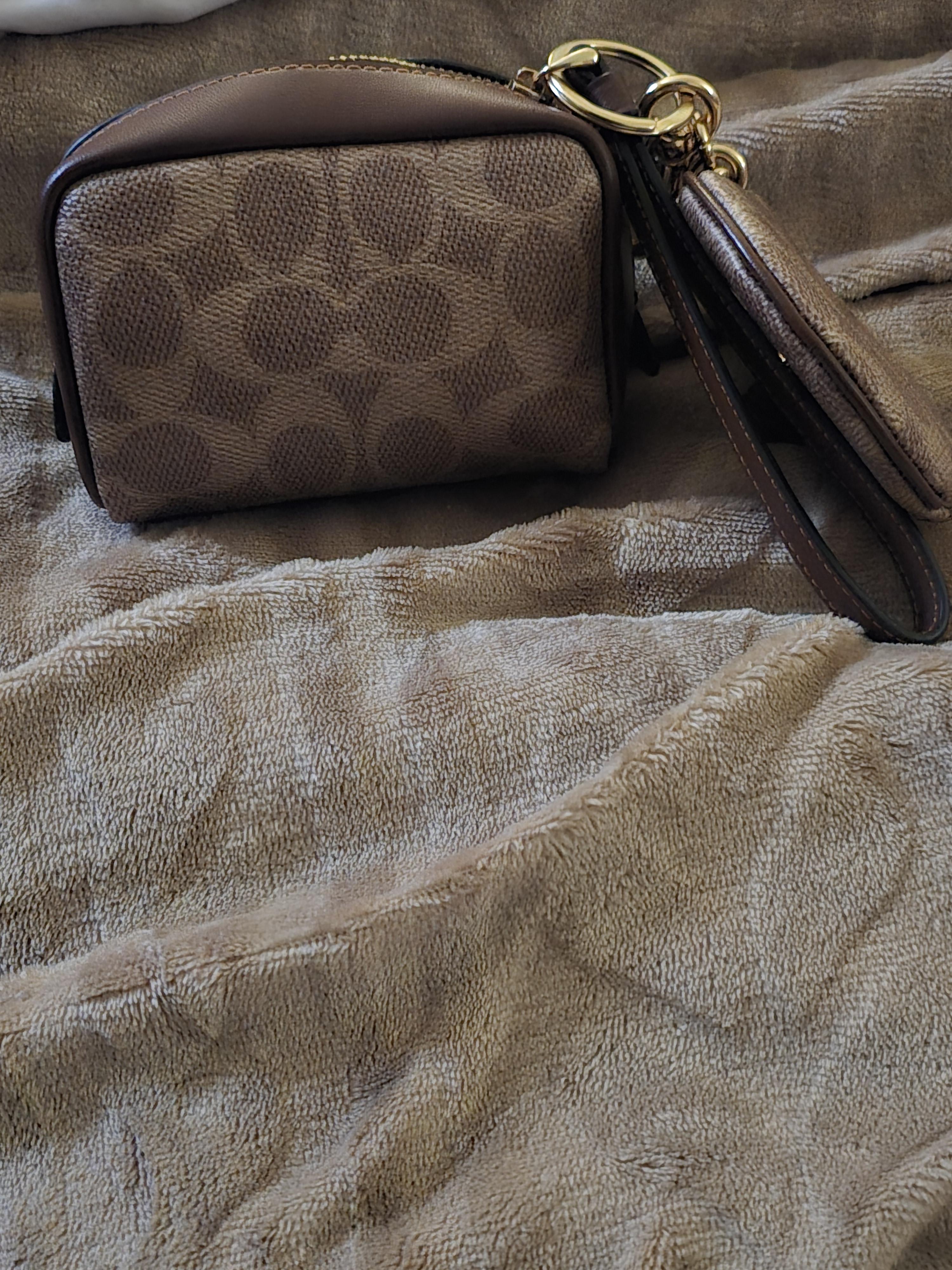 Pouch Wristlet In Signature Denim | Wallets | Coach | COACH®