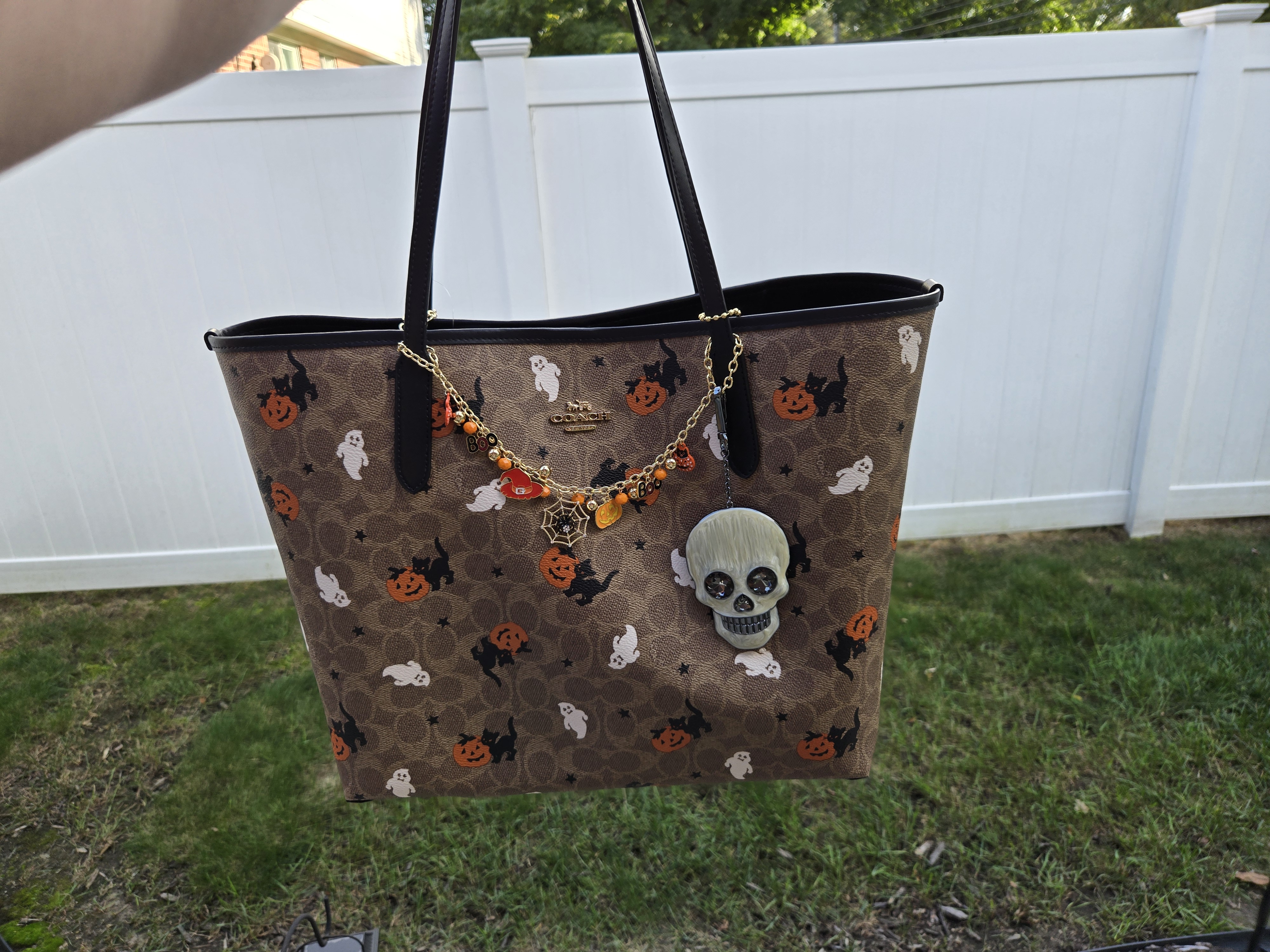 City Tote Bag With Ladybug Floral Print | COACH®
