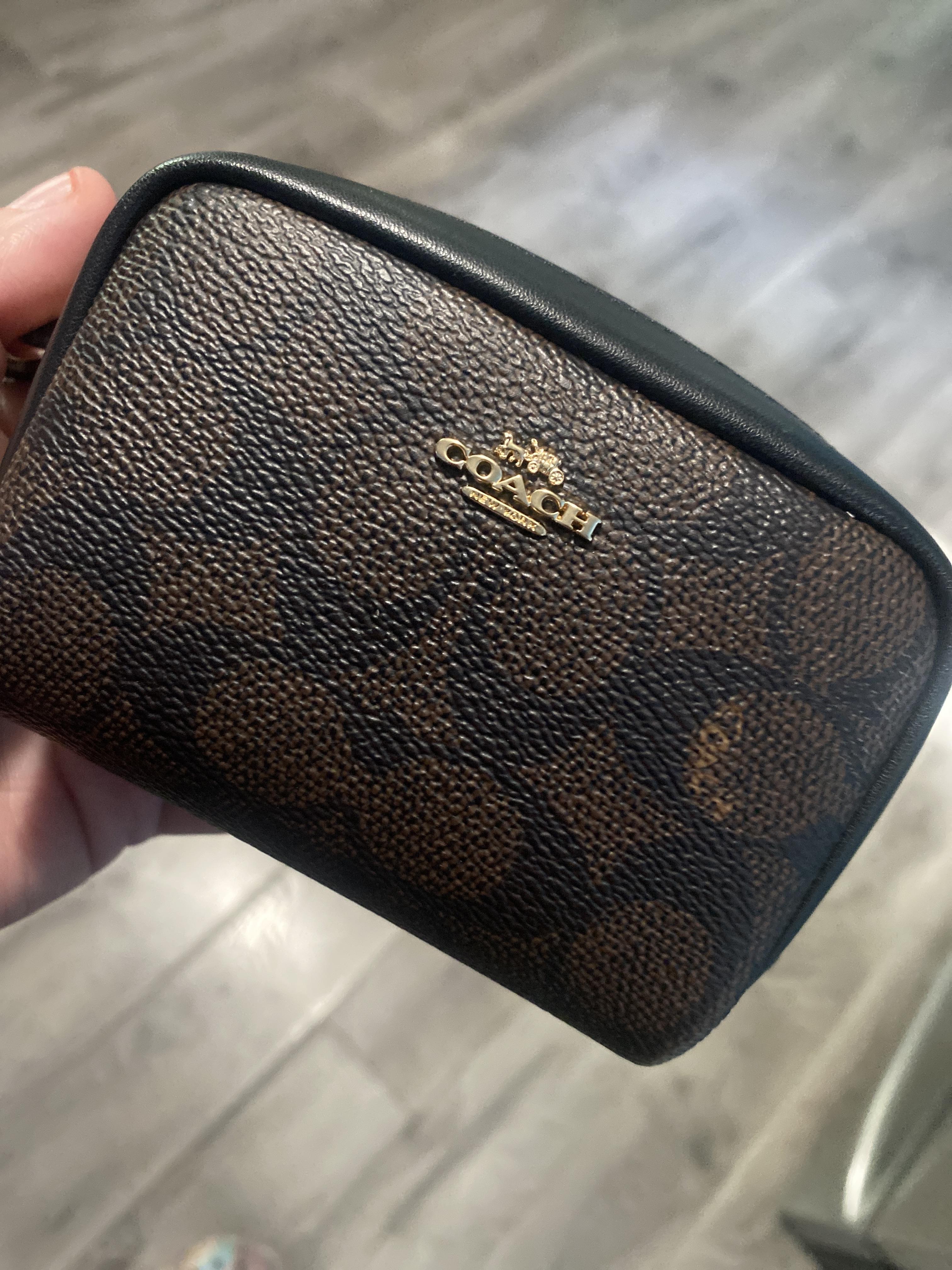 Pouch Wristlet In Signature Denim | Wallets | Coach | COACH®