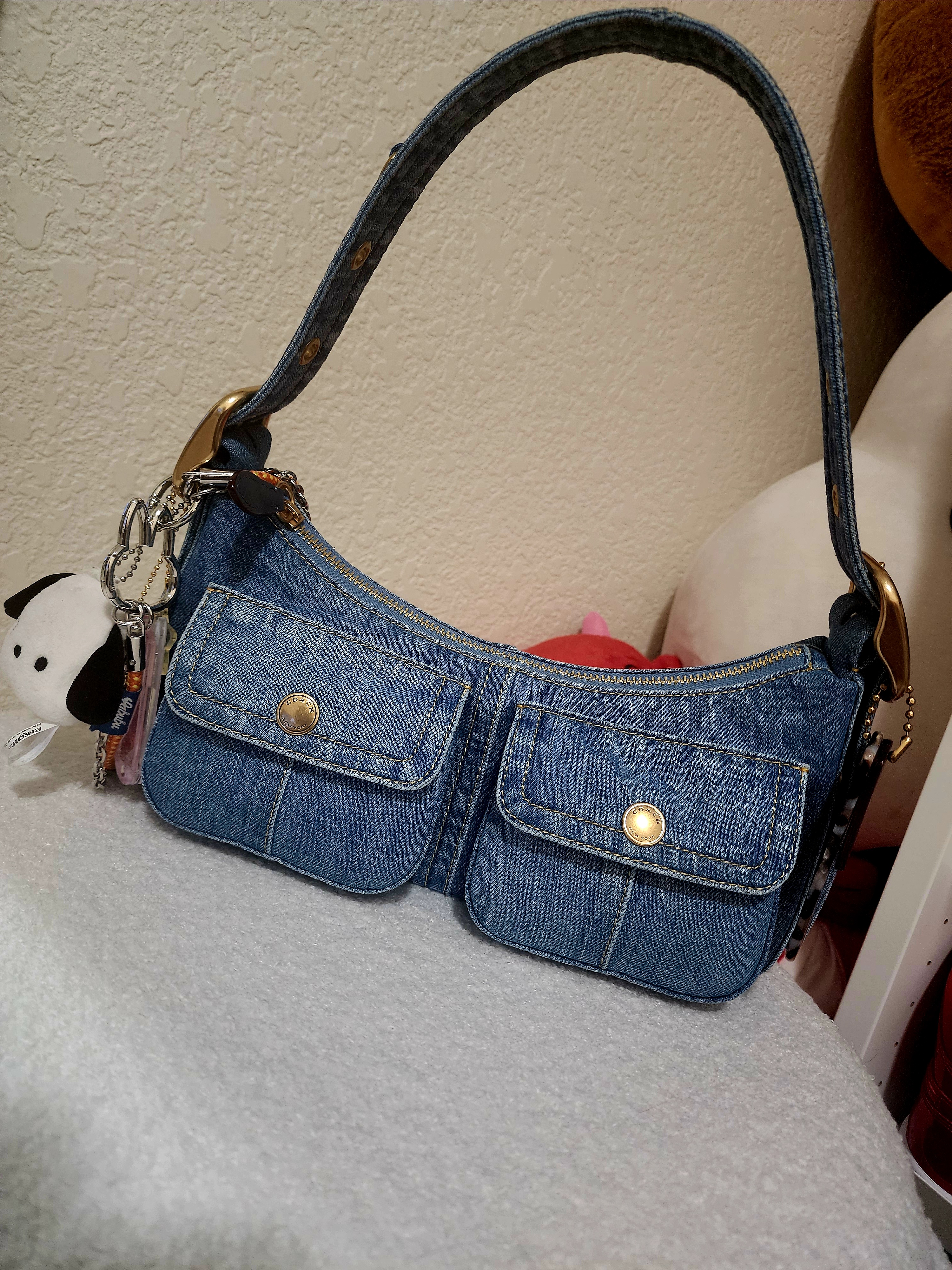 Cargo Shoulder Bag In Upcrafted Denim | Bags | Coach | Coachtopia ™