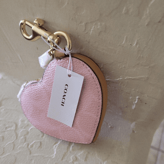 Heart Bag Charm In Signature Denim | Accessories | Coach | COACH®
