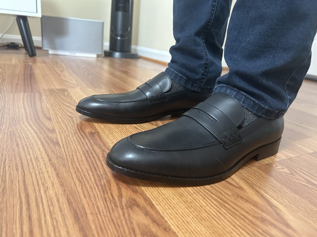 Declan Loafer: COACH Men\'s Black Leather Loafers Amazon.com | COACH Declan Loafer Black 7 D (M) | Loafers  main image 3