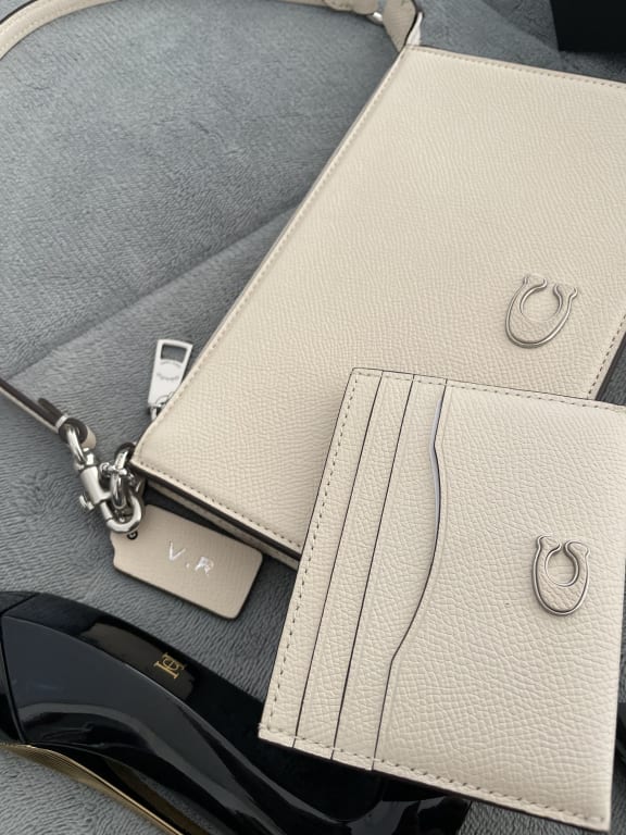 バッグ COACH Accessory Pouch Bag clasp bag Coach Pouch Bag with Signature Canvas Detail – Club de Mode
