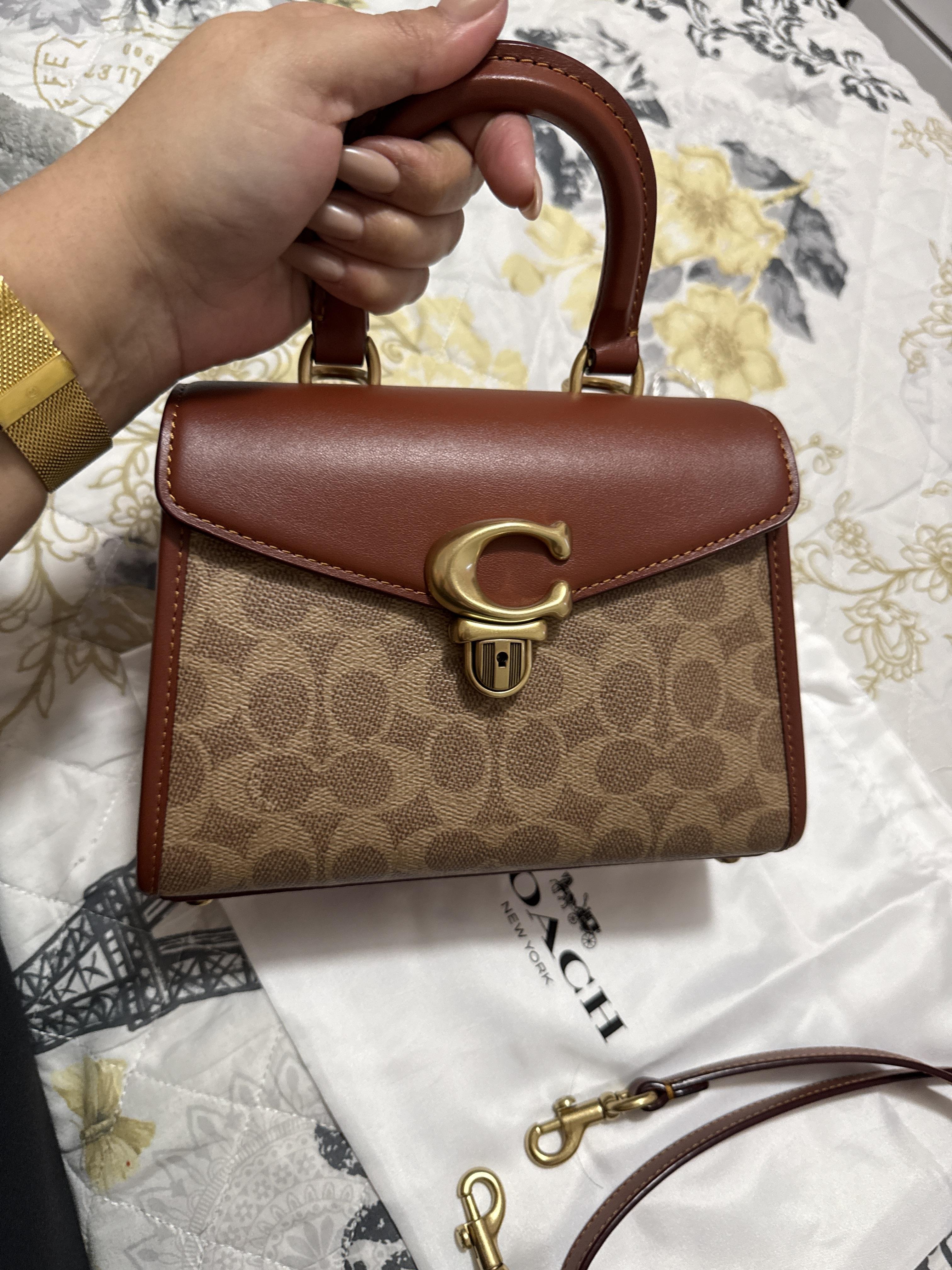 ショルダーバッグ OLD Coach Shoulder Sam Browne stud USA USA Vintage Coach 9020 Ergo Zip One Shoulder Hand Bag Leather Dark