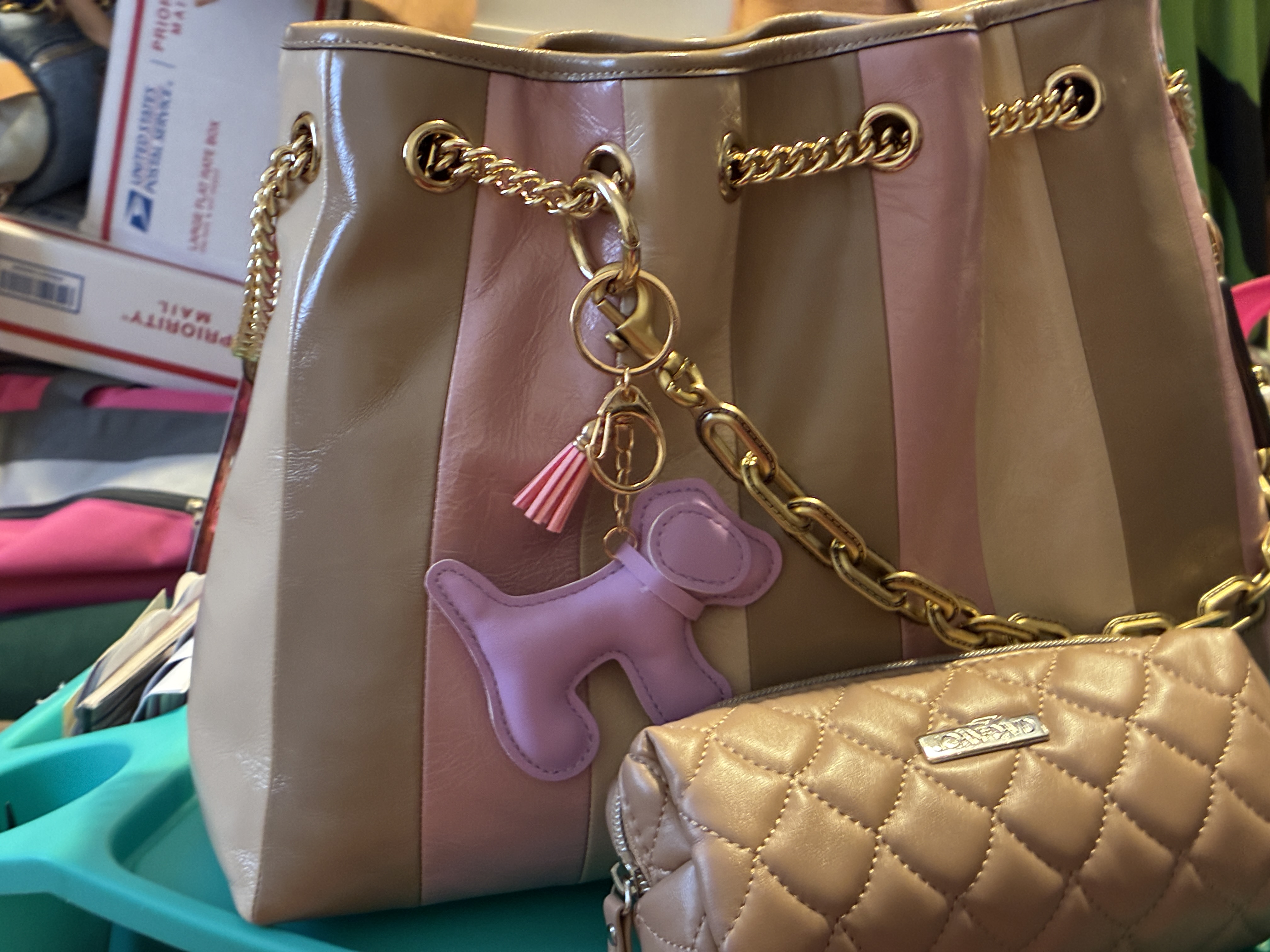 Evelyn Shoulder Bag With Striped Patchwork | Bags | Coach | COACH®