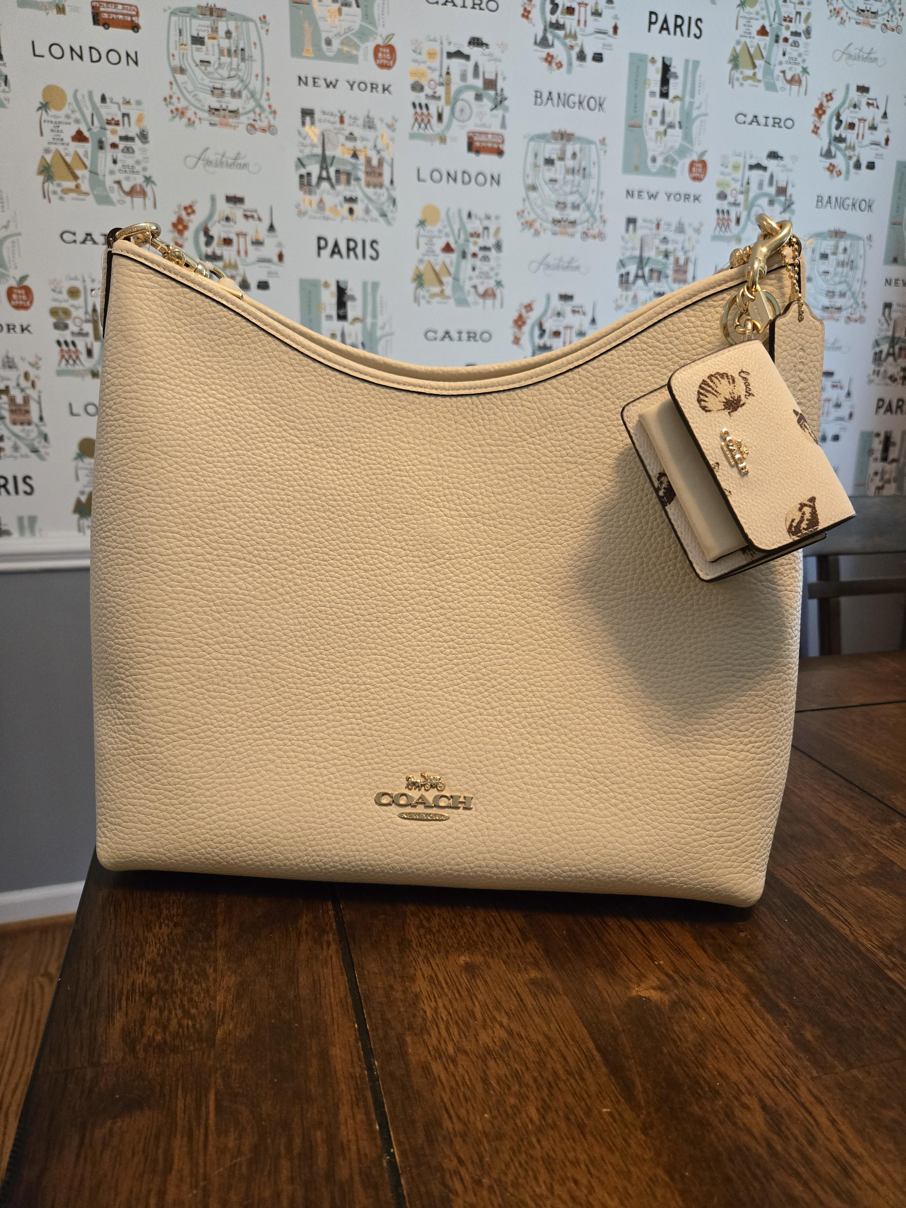 Laurel Large Shoulder Bag With Horse And Carriage | COACH®