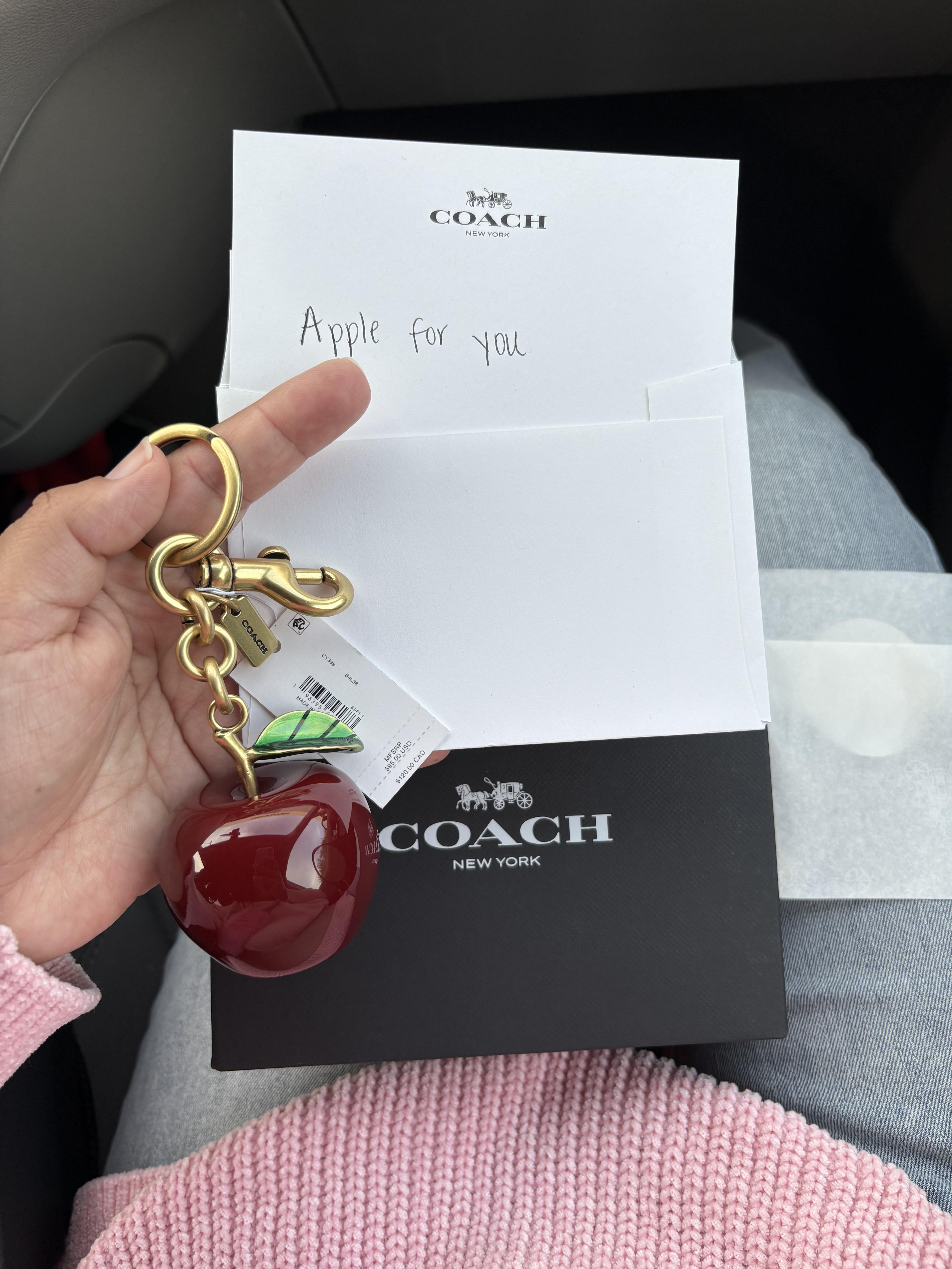 キーホルダー・キーリング coach Small Apple Bag Charm COACH® | Small Apple Bag Charm