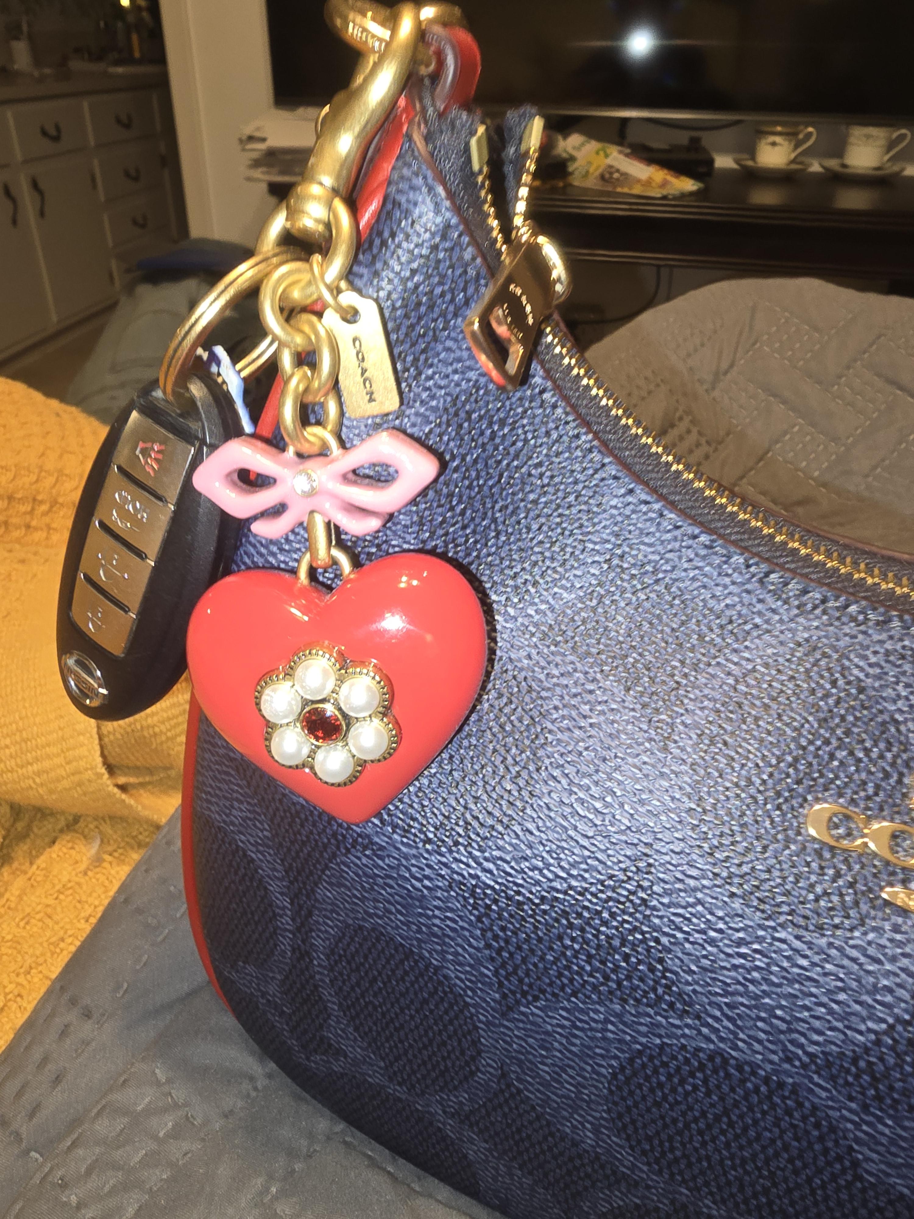 COACH® | Heart Bag Charm
