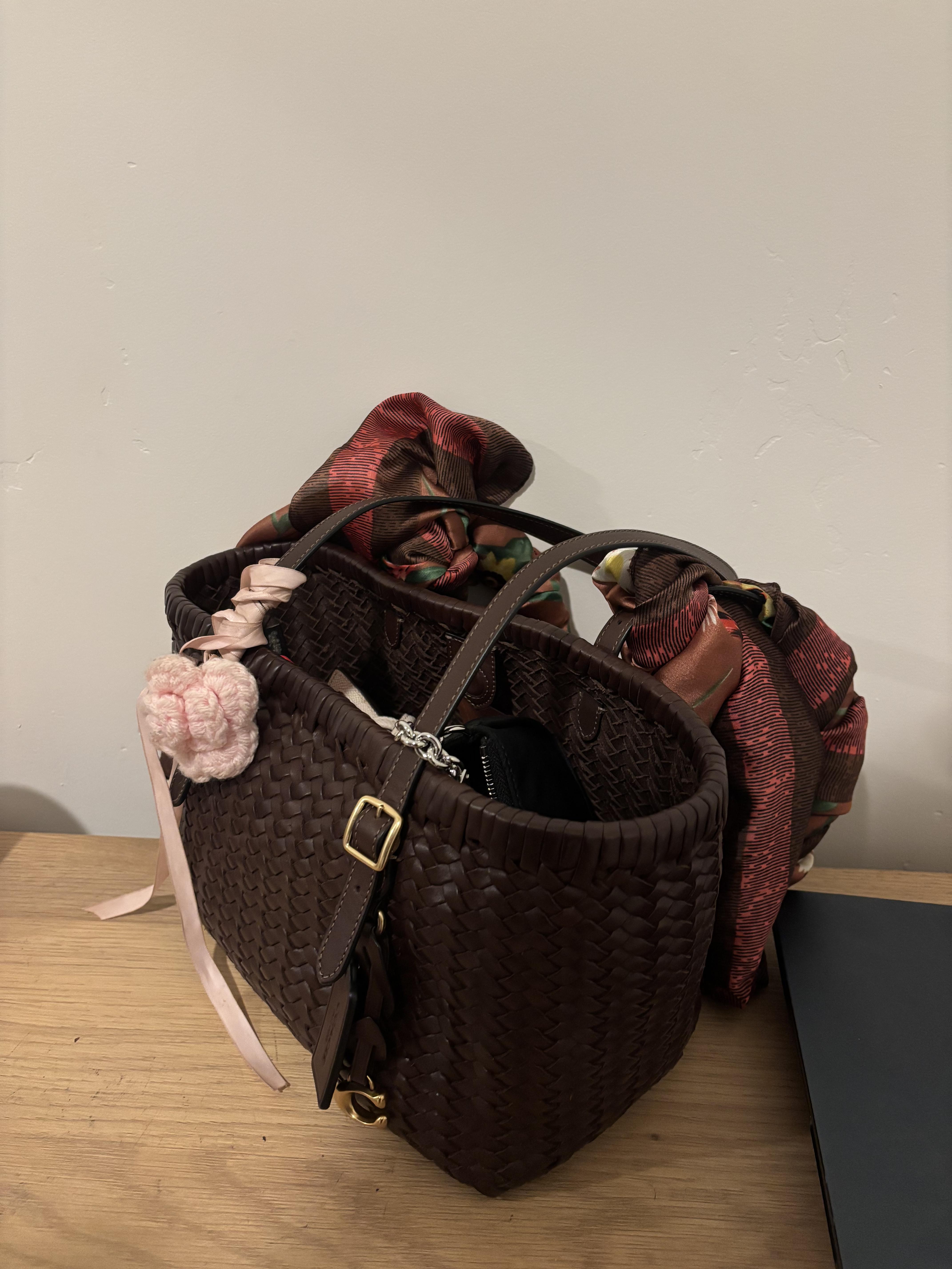 Woven Swing Tote Bag | Bags | Coach | COACH®