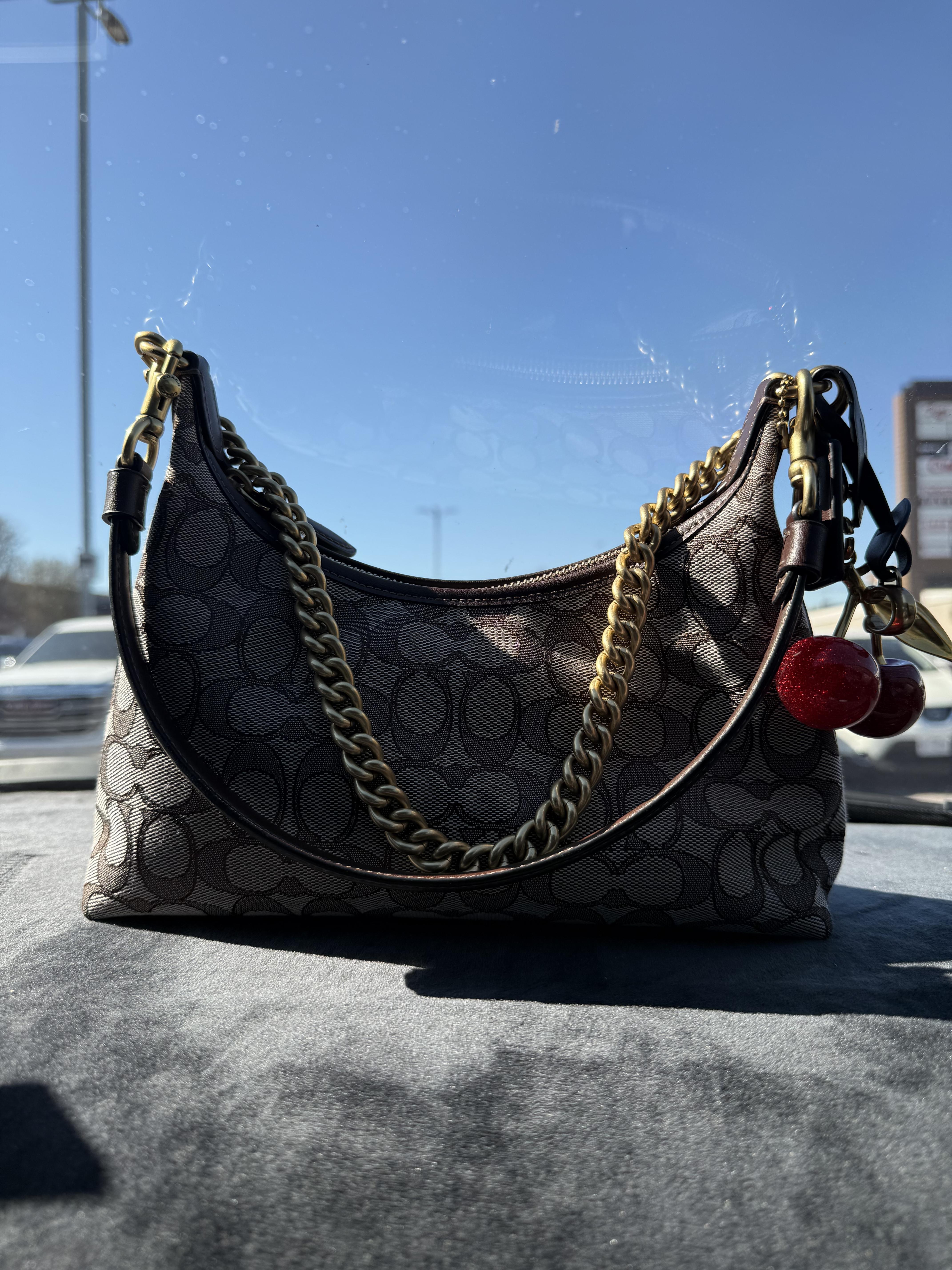 ショルダーバッグ COACH Shoulder Bag Heritage Web Leather Jet Shoulder Bag | Bags | Coach | COACH®
