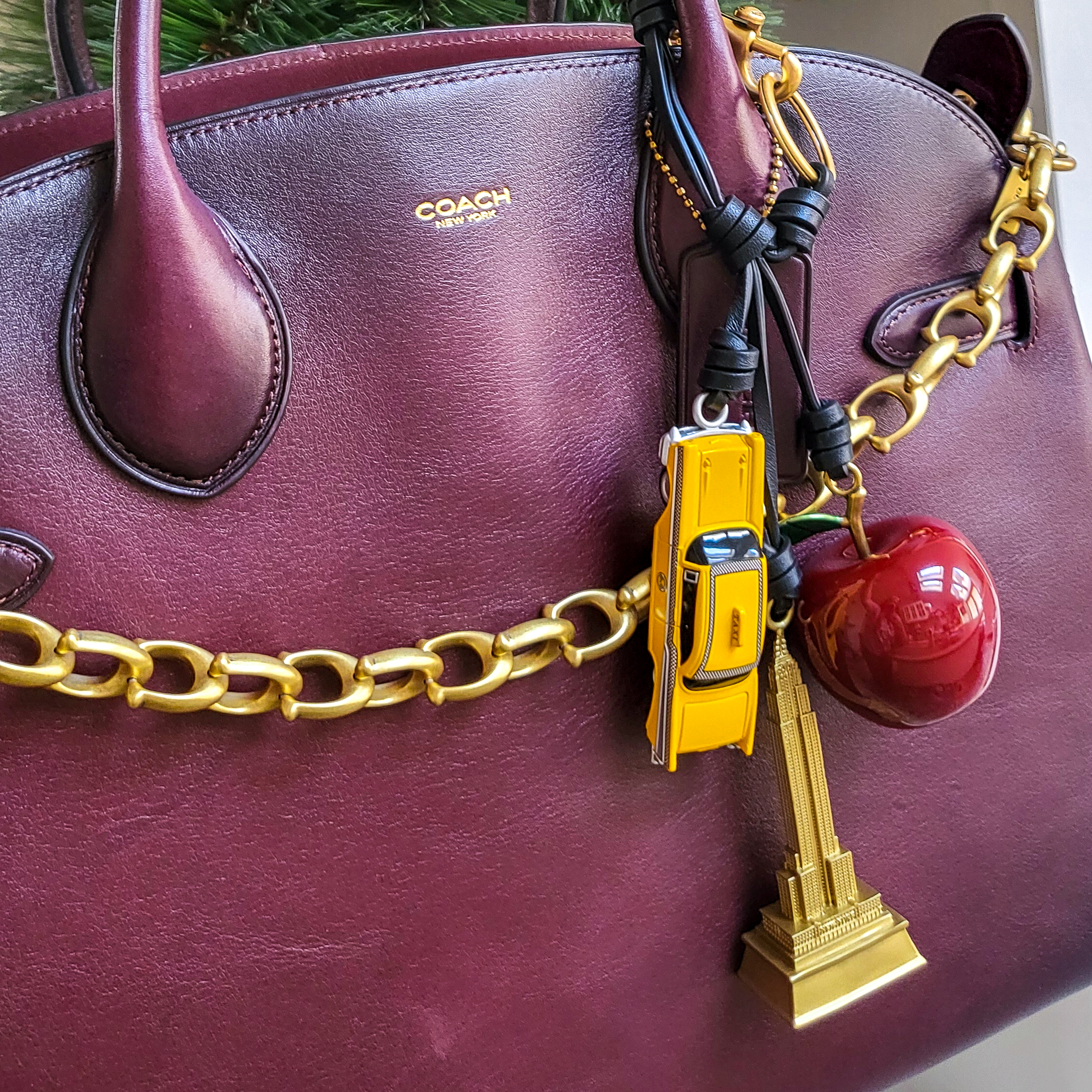 COACH® | Small New York Cluster Bag Charm