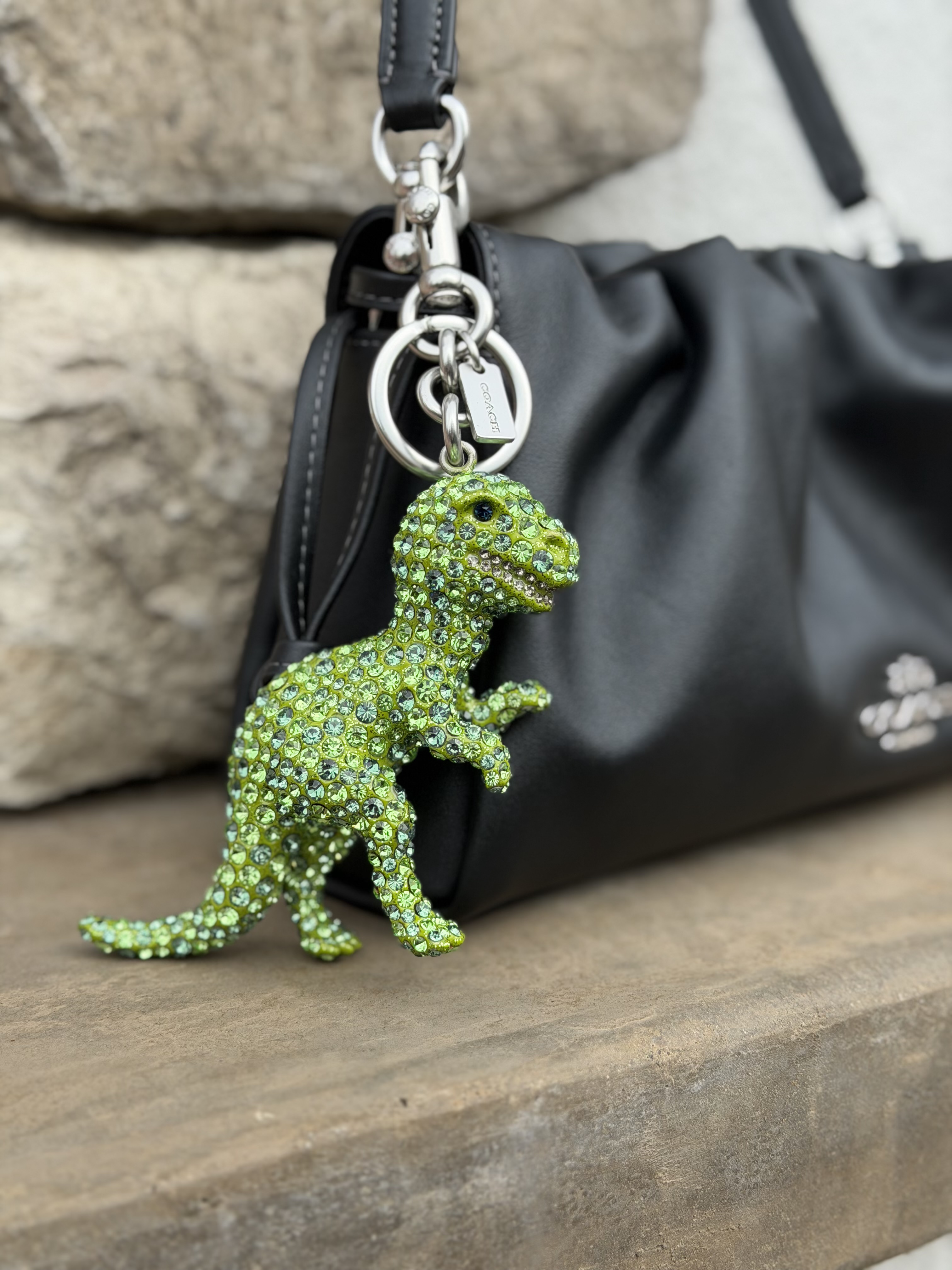 COACH® | Large Crystal Rexy Bag Charm