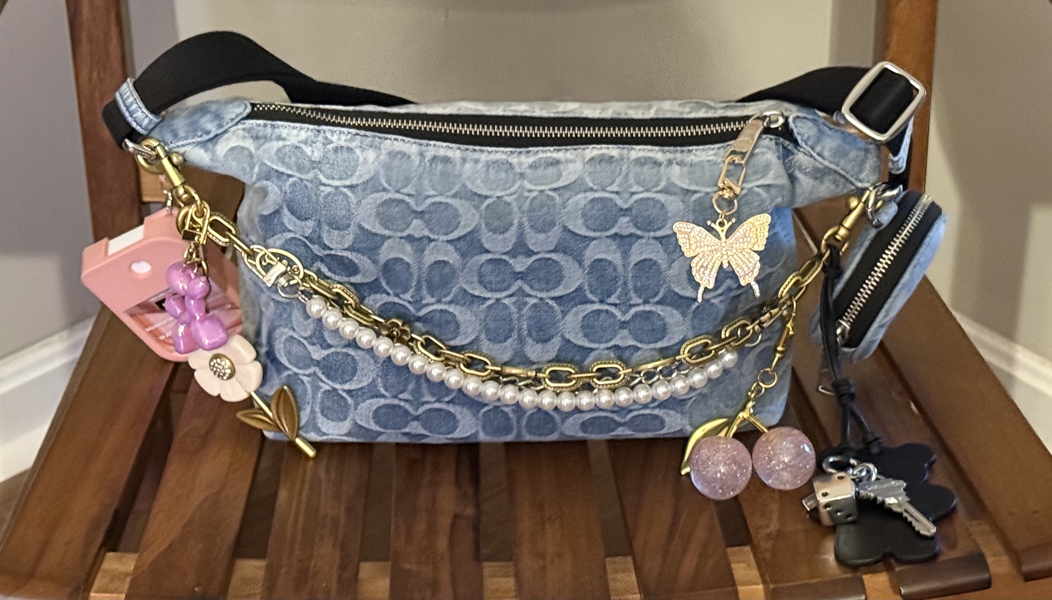 Small Finn Crossbody Bag With Pouch In Signature Canvas With