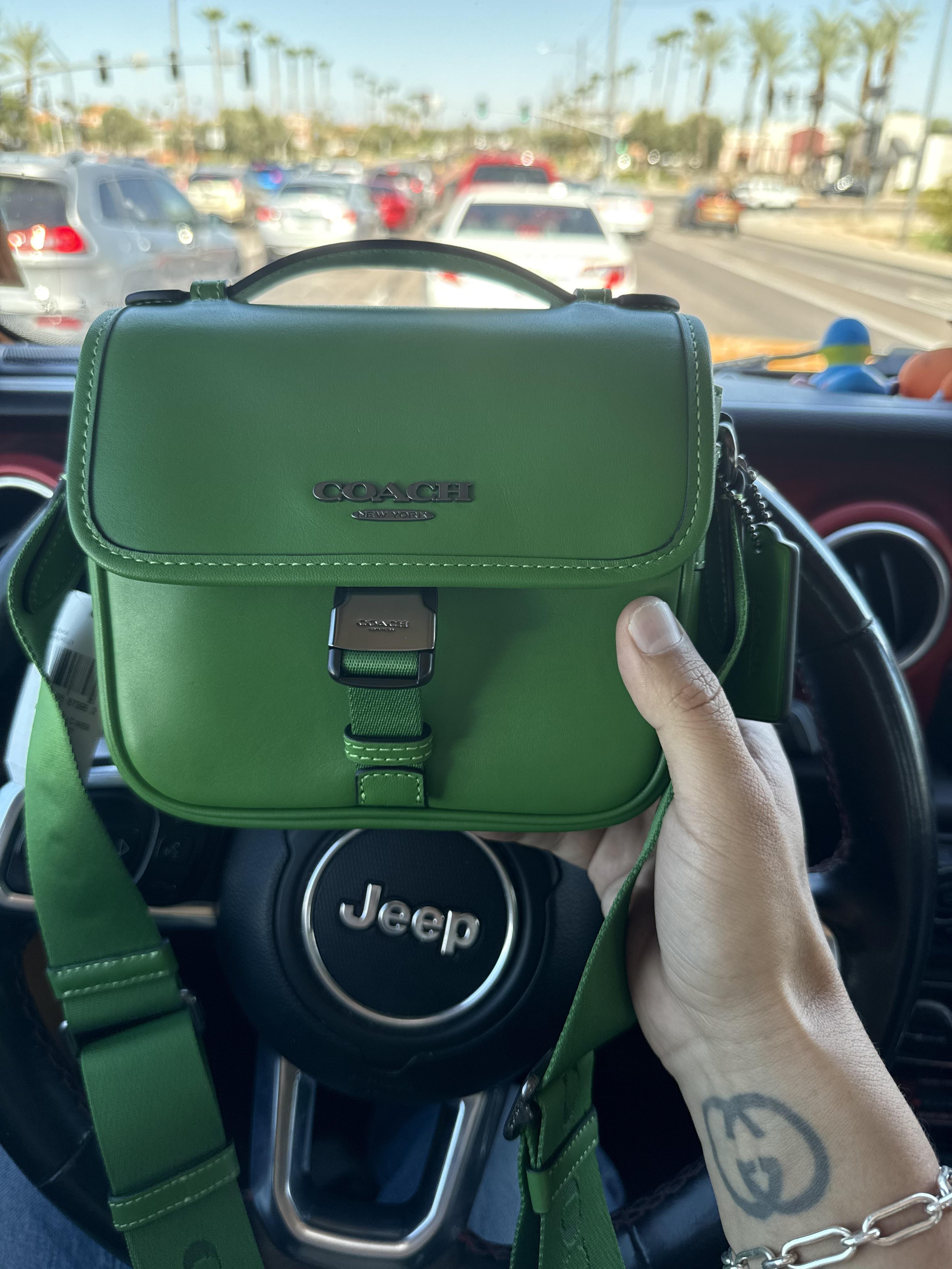 Racer Crossbody Bag In Signature Camo Print | COACH®