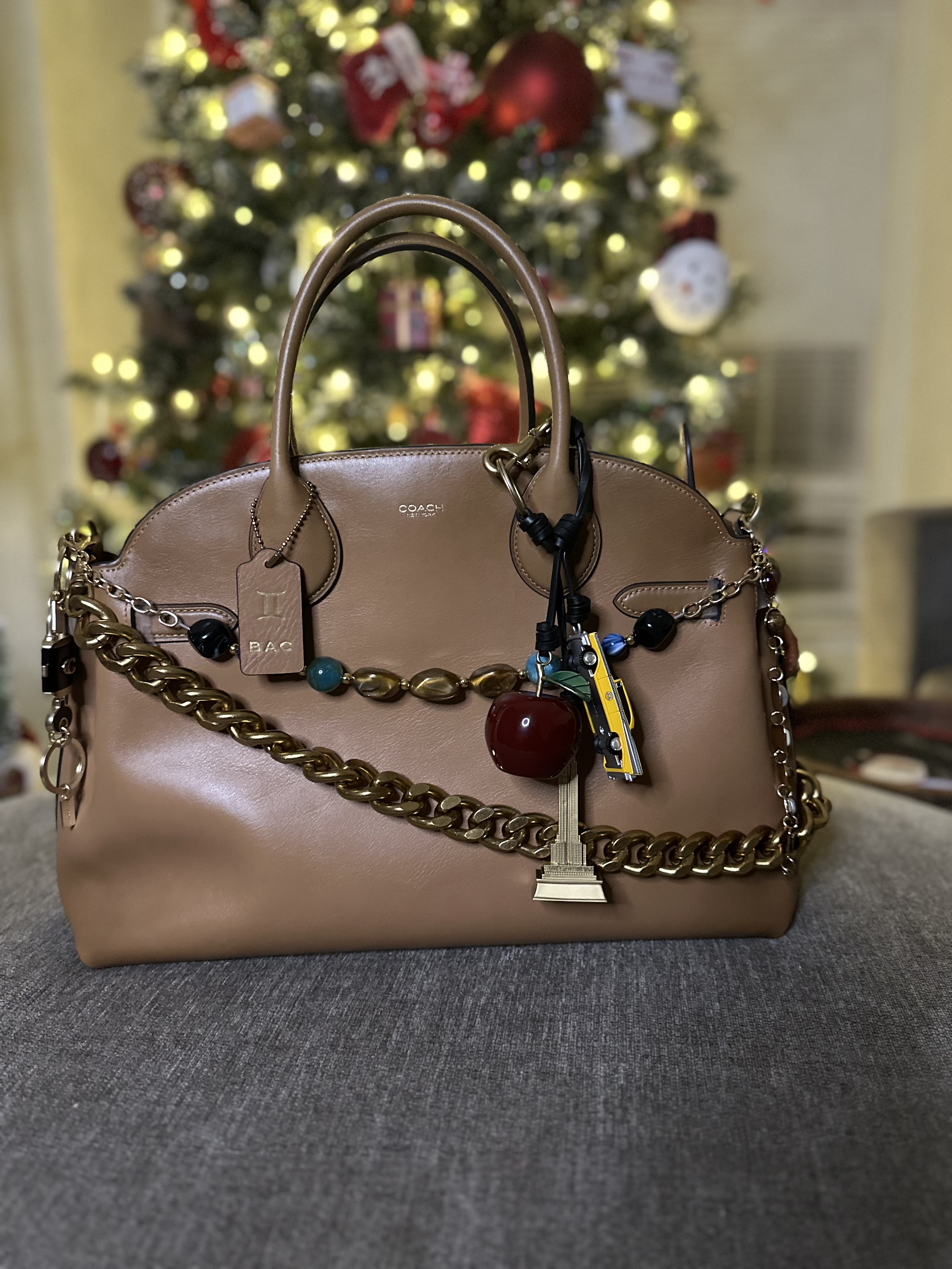COACH® | Small New York Cluster Bag Charm