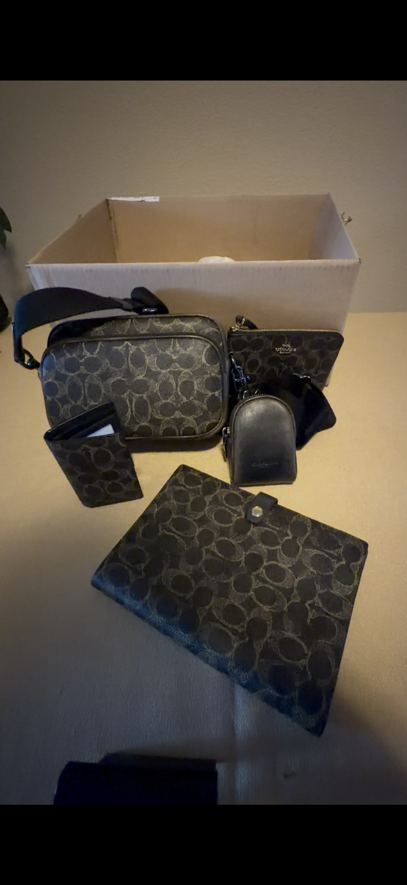 Coach X Peanuts Corner Zip Wristlet In Signature Canvas With
