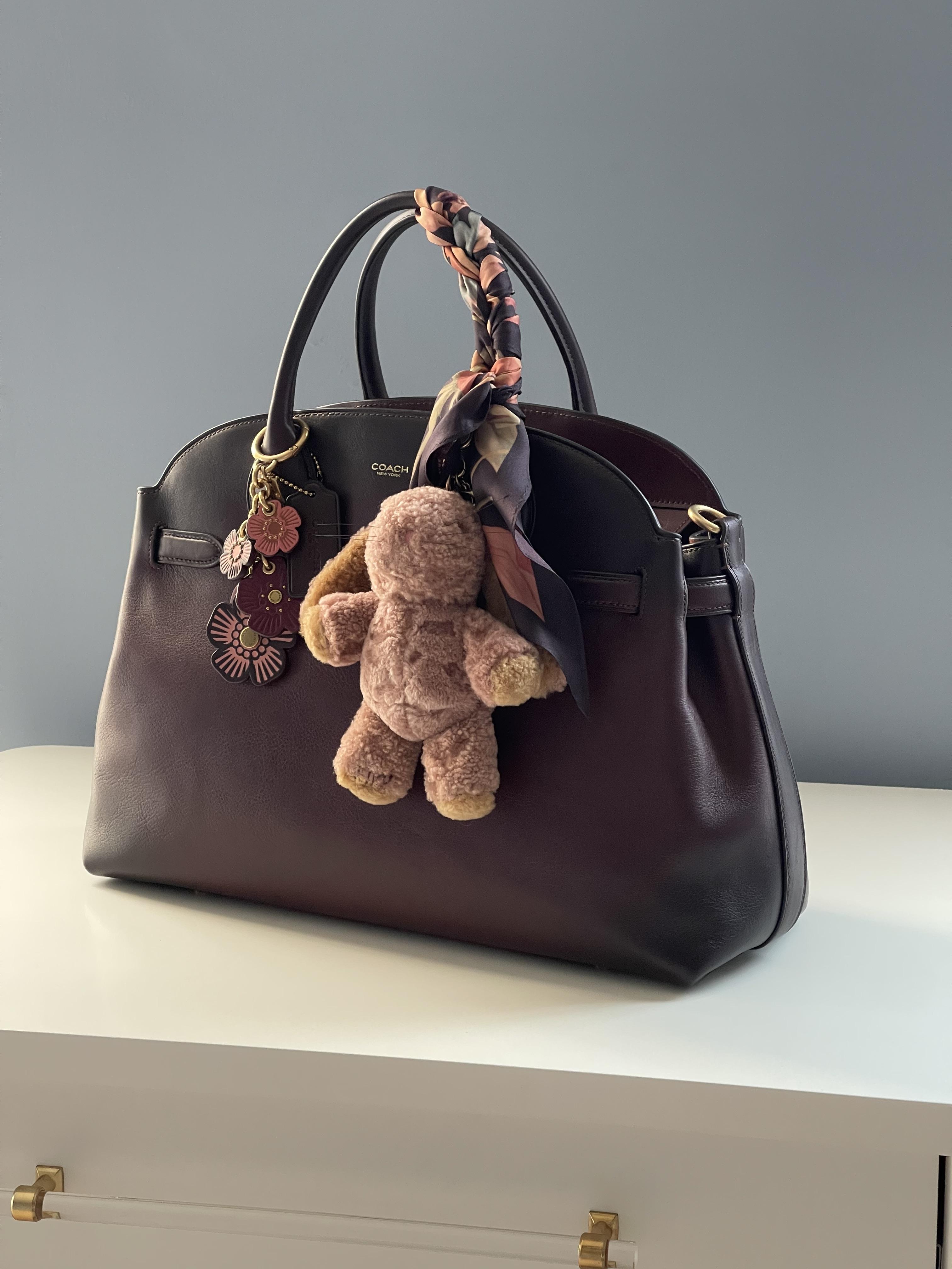 COACH® | Floppy Bag Charm In Shearling