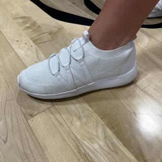 【CLASSICO】Vertical Trainer White / FLCCDA2U22 Ultra Vibe Knit Low-Top Dance Sneaker | Weissman®